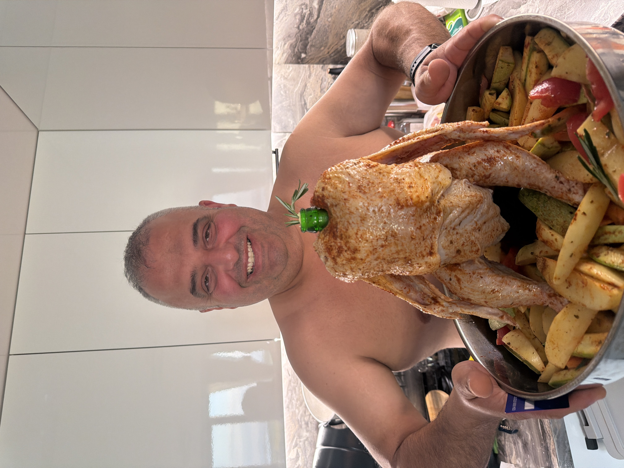 Domestic cooking preparation documented in Burgas, Bulgaria