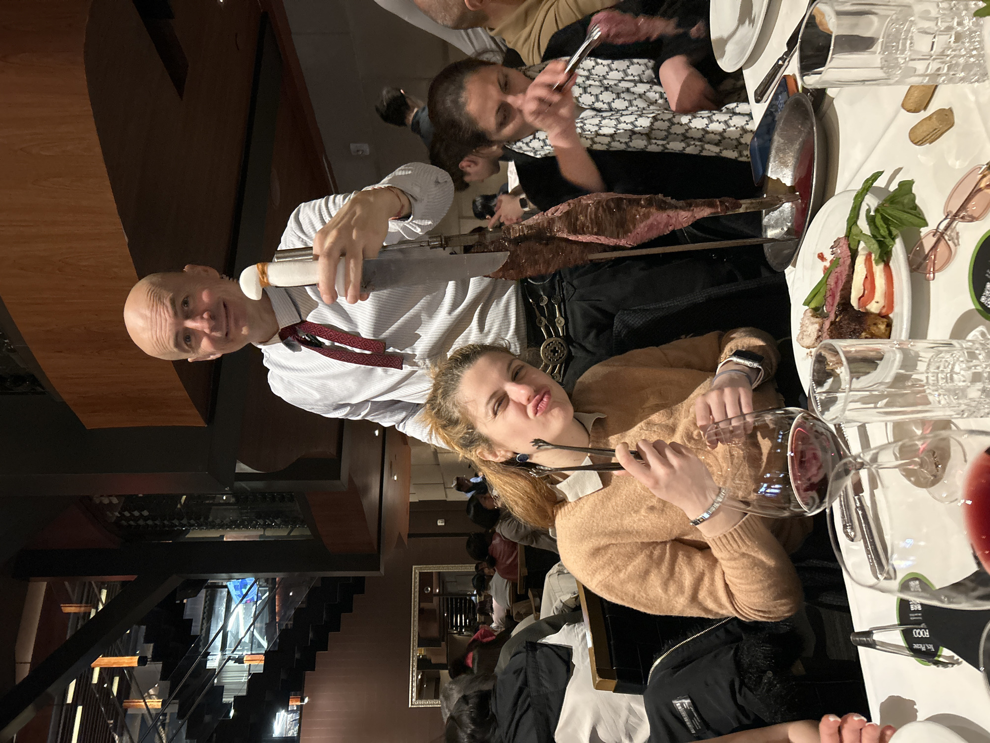 Late night dining documented at NYC churrascaria restaurant