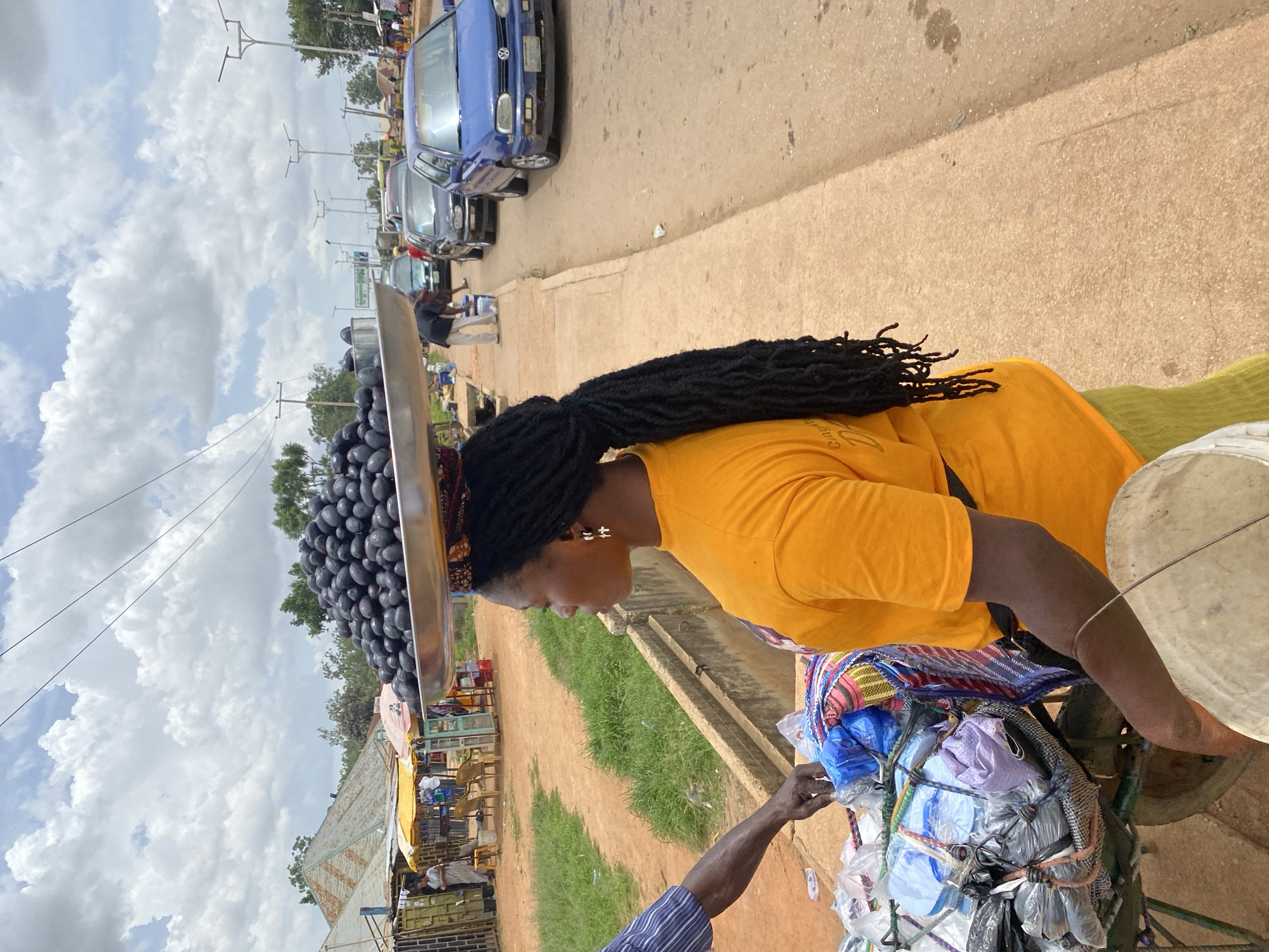 Street life and everyday movement in Bukuru, Nigeria