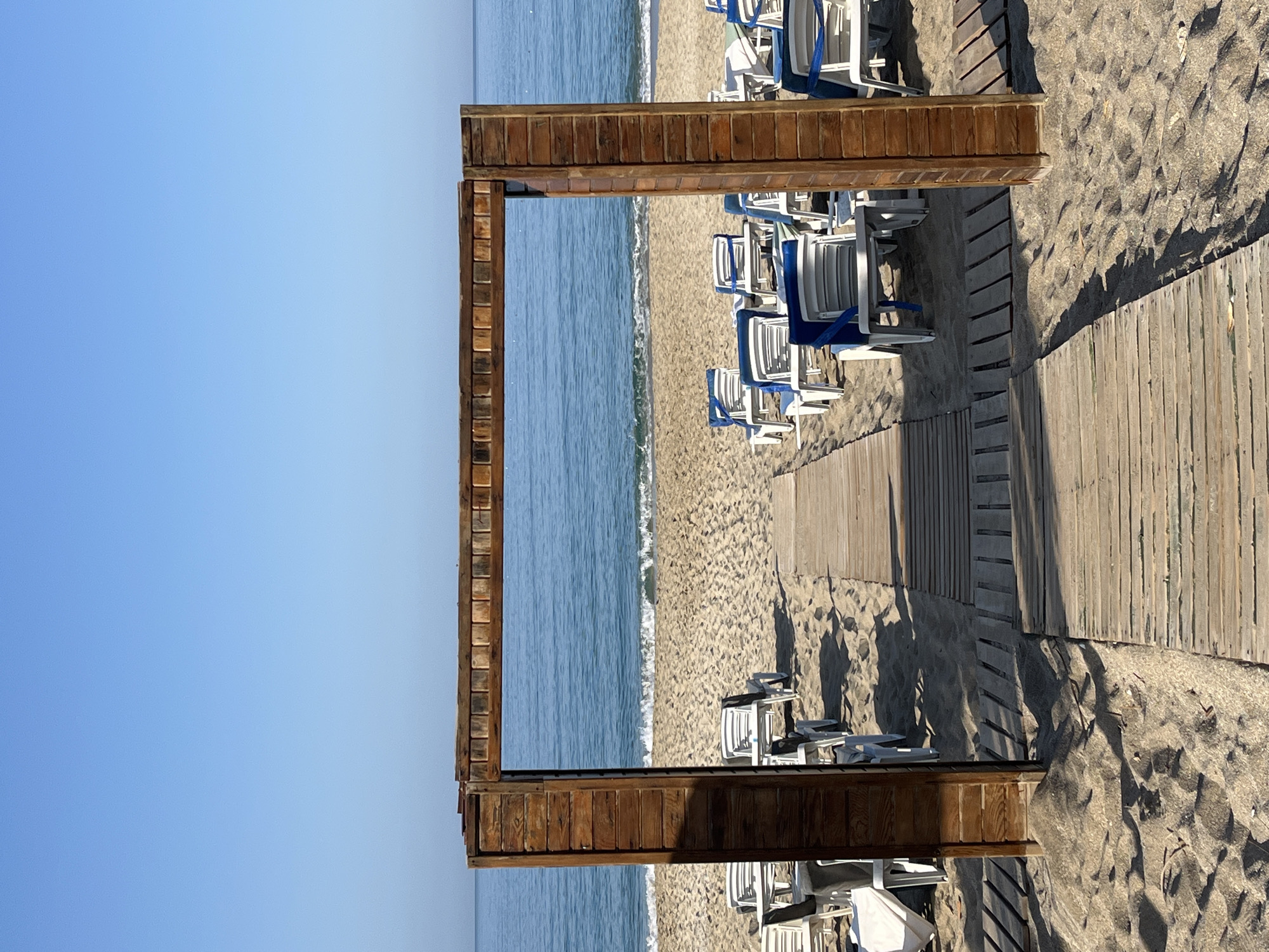 Morning beach scenes documented in Alanya, Turkey