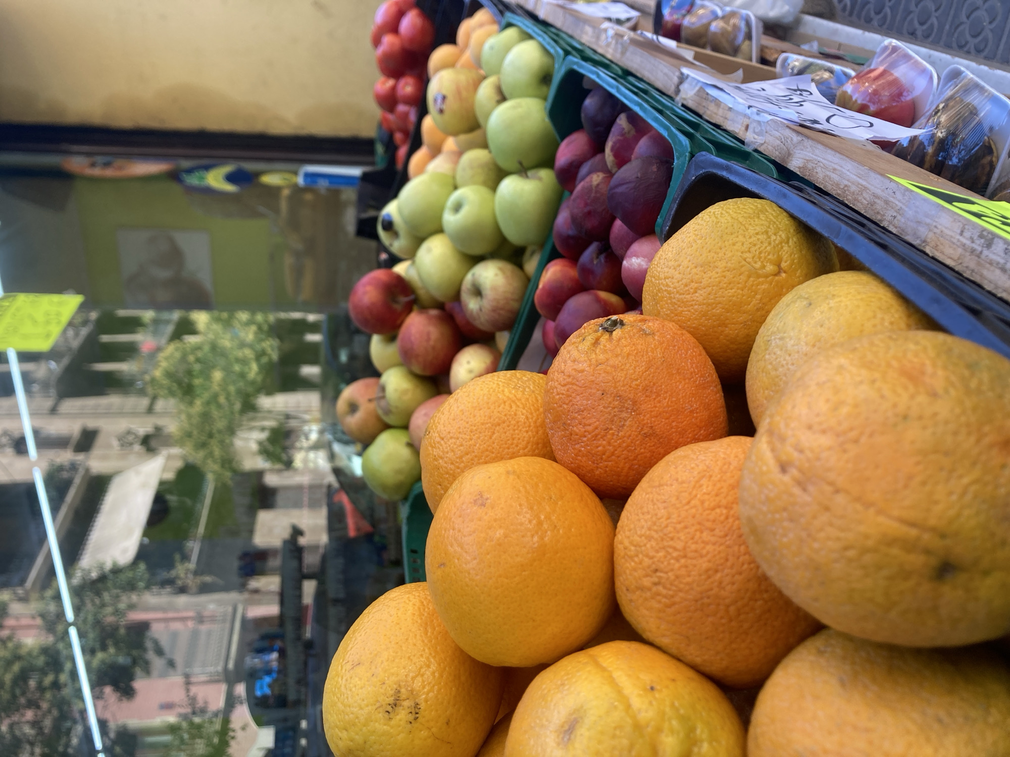 Street-level Barcelona: buildings, food, murals, and shuttered shops