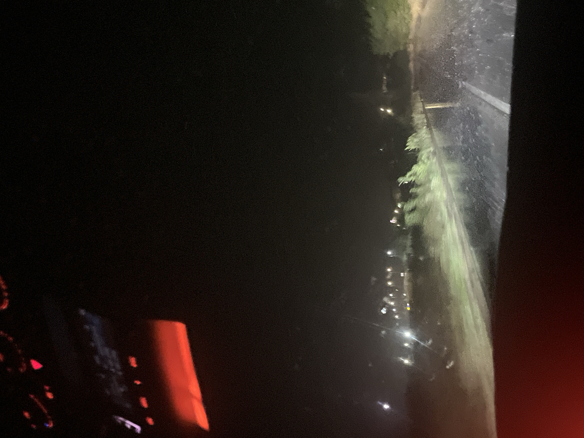 Rainy night drive documented across Bulgarian towns
