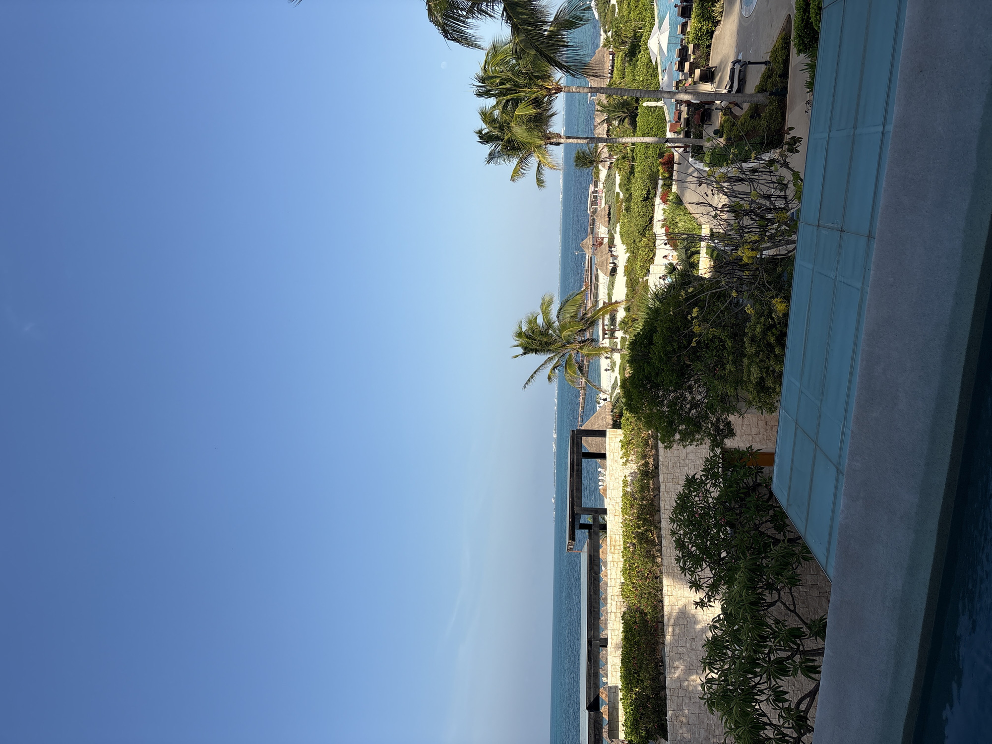 Sunny afternoon at a Punta Sam resort pool on the coast