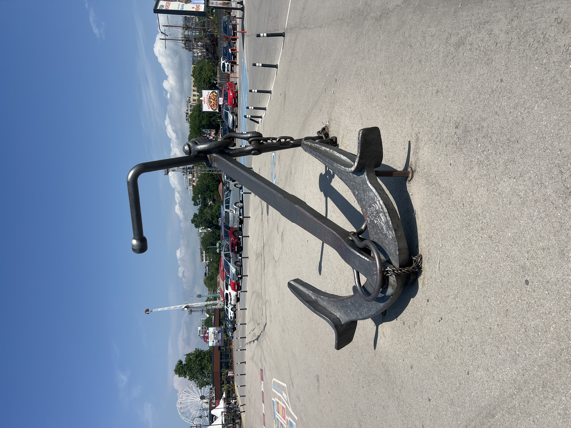 Sunny morning scenes captured along Varna waterfront promenade