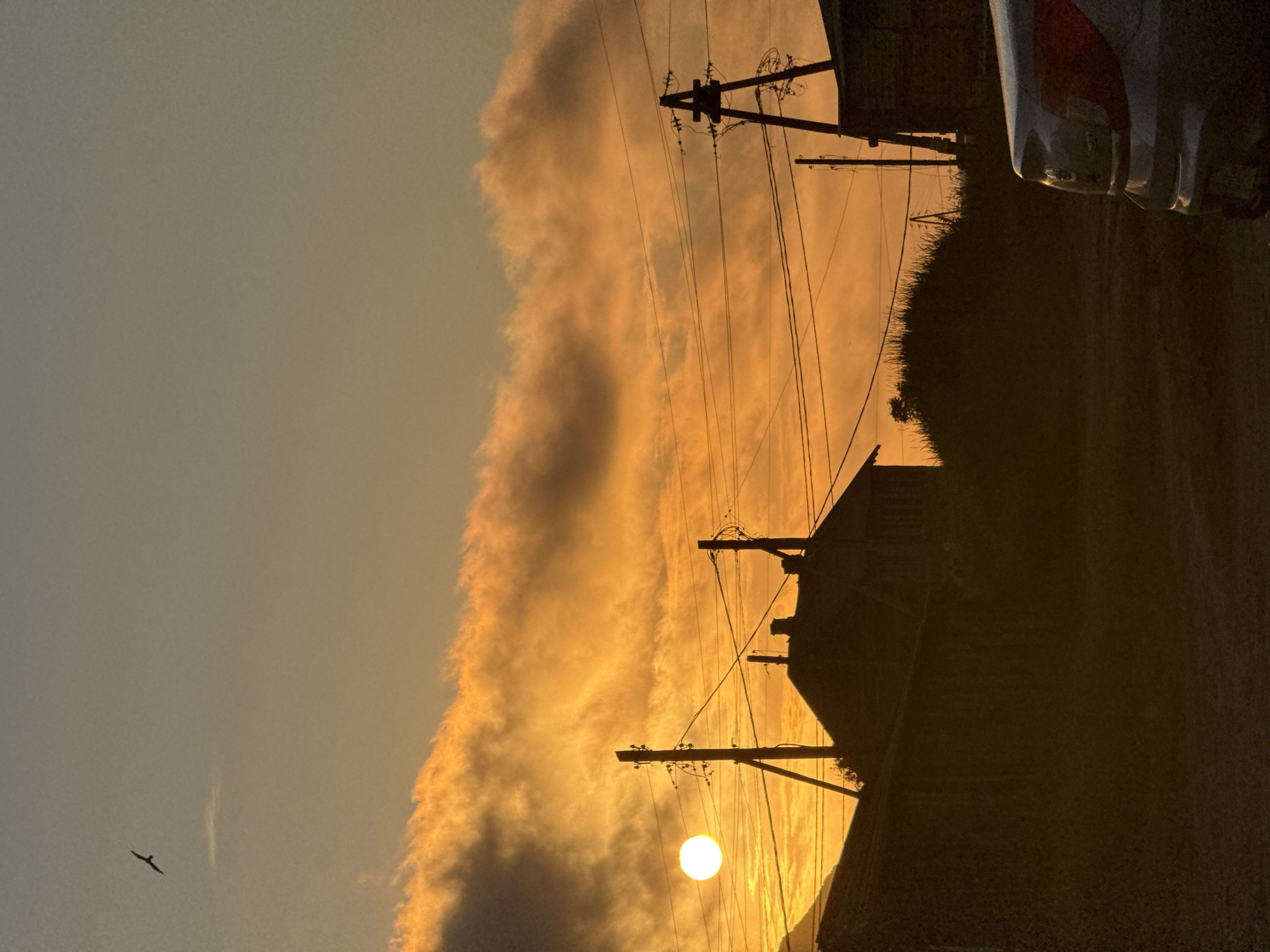 Golden hour in Teriberka's remote Arctic village