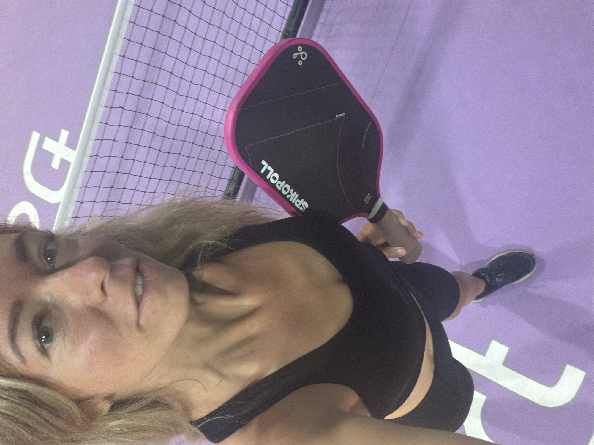 Pickleball court session in Da Lat, paddle and selfies