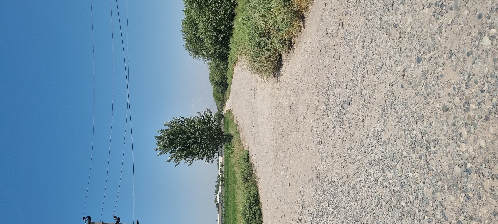 Rural roads and open fields in Хаваскор, Tajikistan