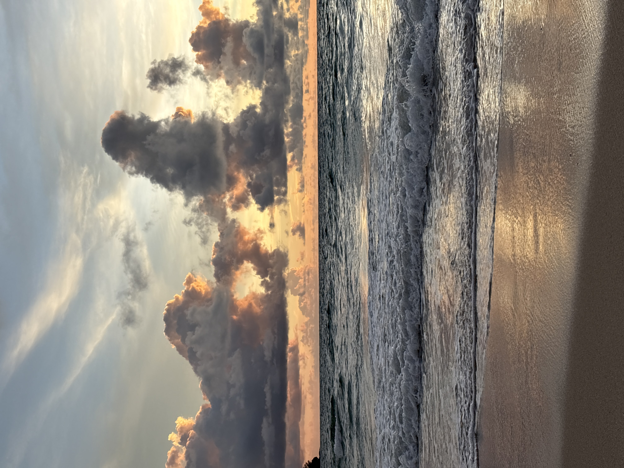 Sunset afternoon at Choeng Thale Beach, Phuket