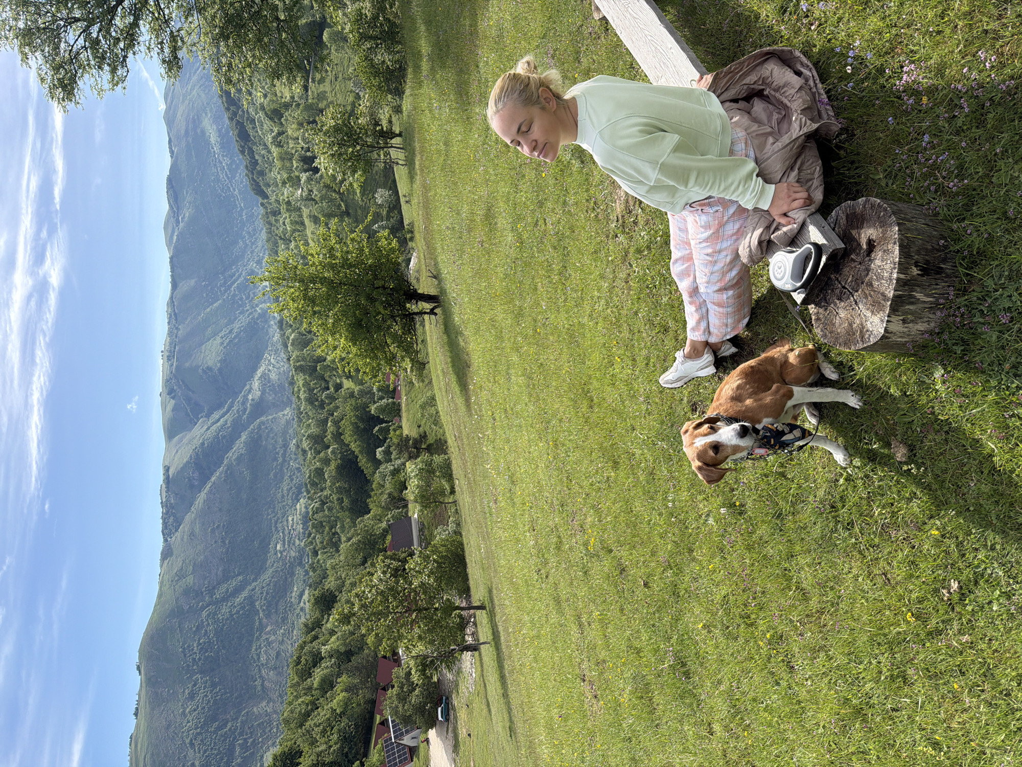 Woman and dog spotted on Montenegro hillside Friday morning