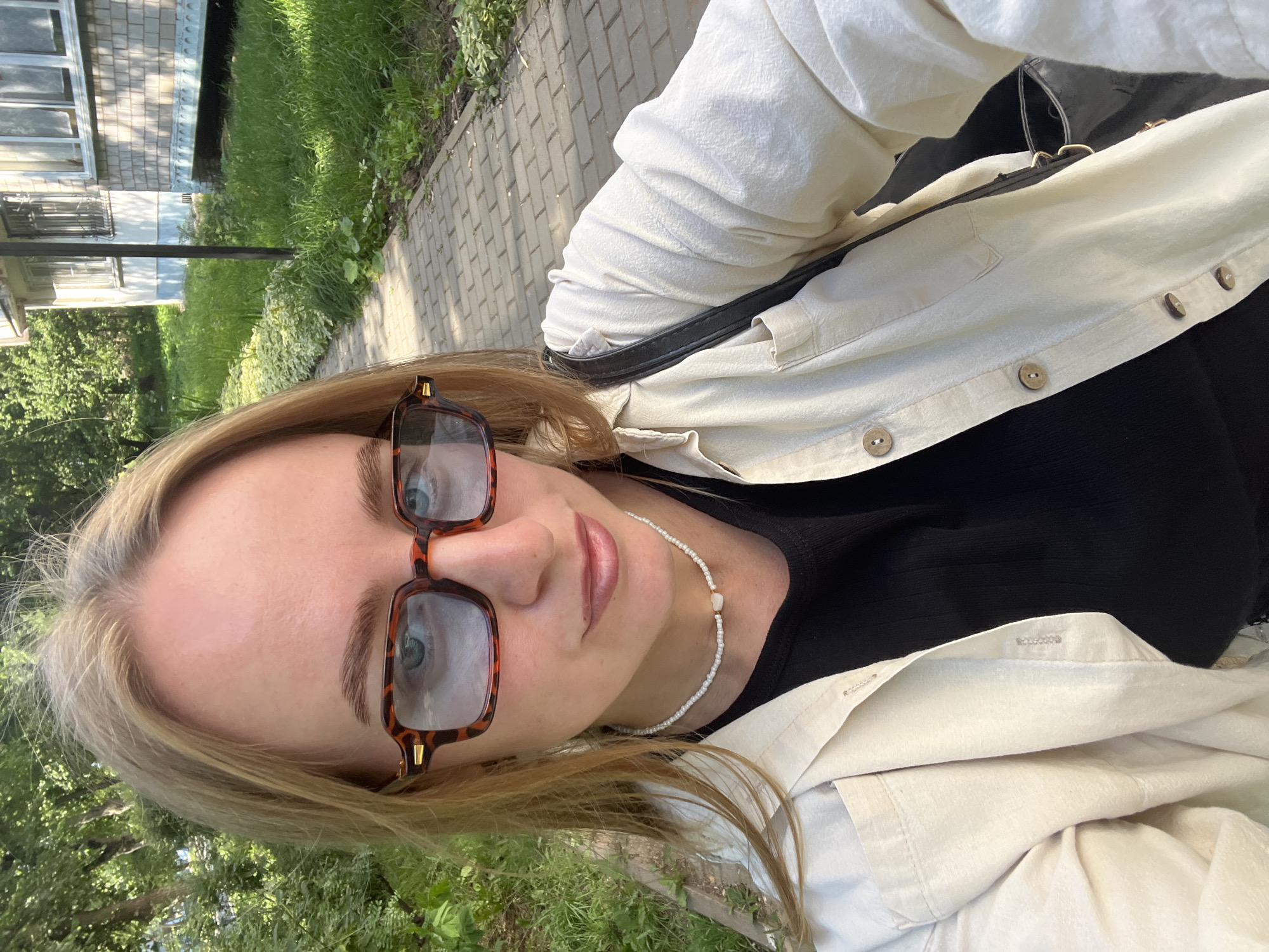 Sunny morning stroll and selfies around Chaikovsky parks