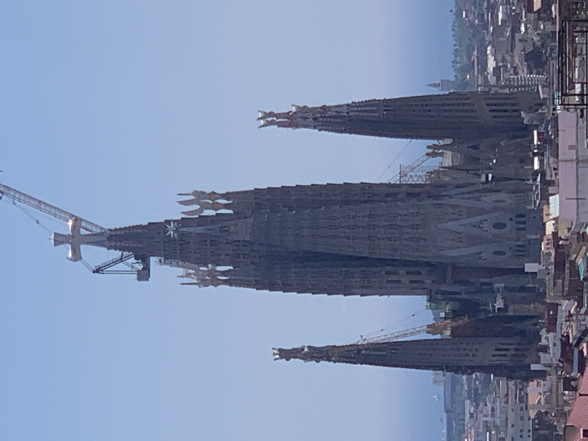 Sagrada Familia construction progress documented in Barcelona