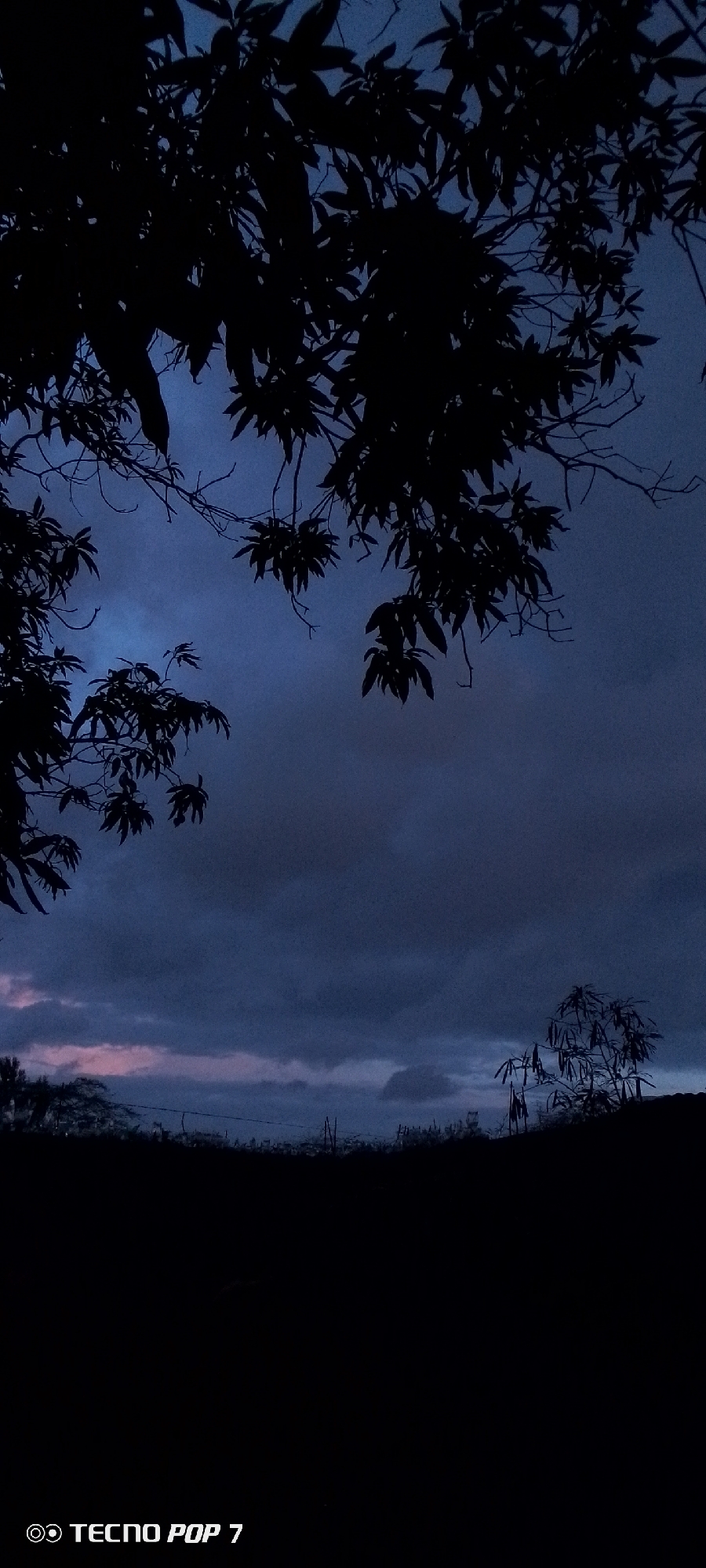 Twilight sky transition documented in Altagracia, Venezuela