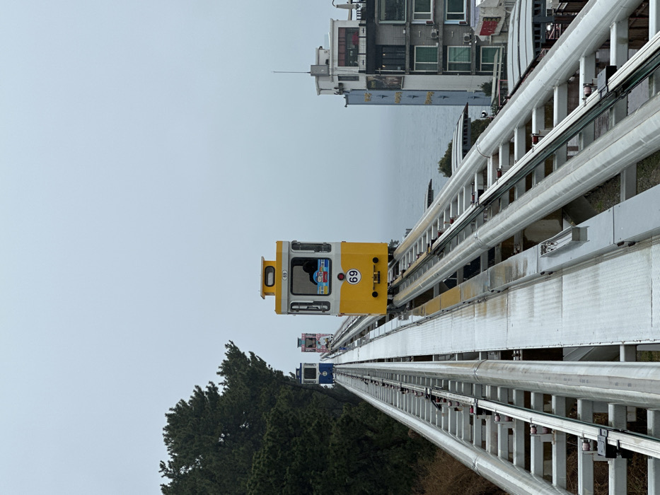 Morning transit and landmark sightings documented across Busan