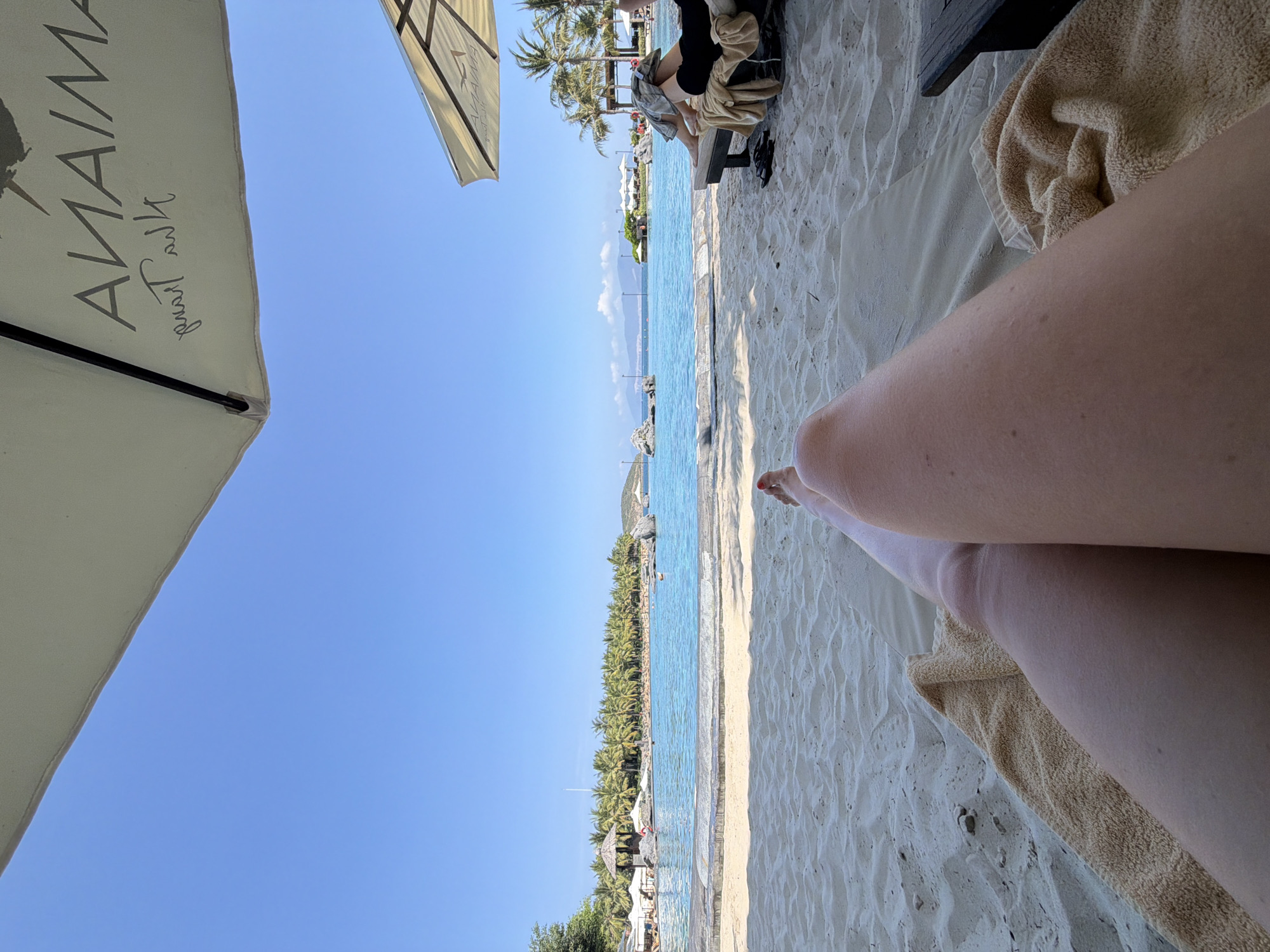 Beach relaxation captured in Bac Nha Trang Ward, Vietnam