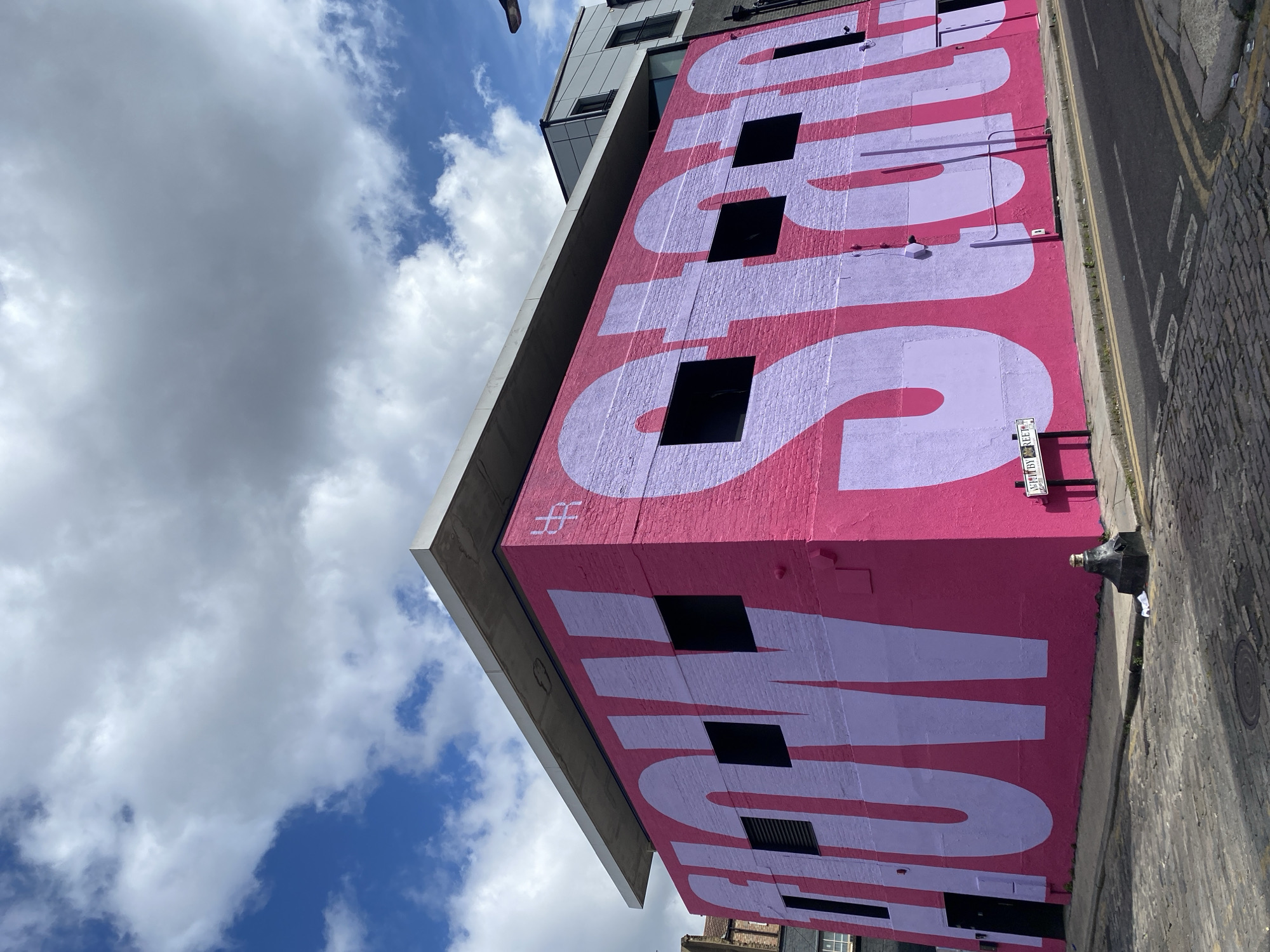 Street advertising and murals observed in London