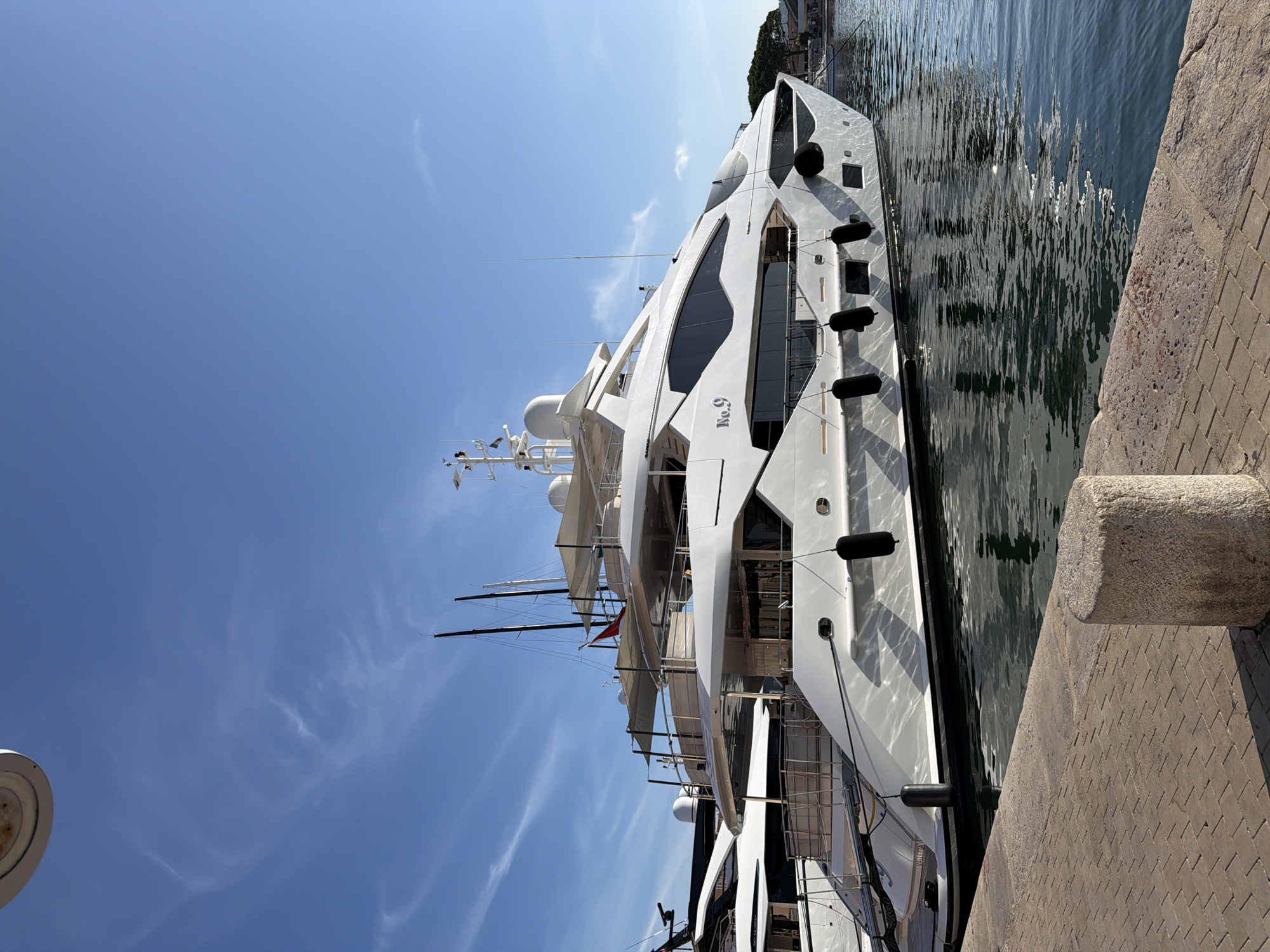 Afternoon tour of Saint-Tropez marina, cafés and historic streets documented