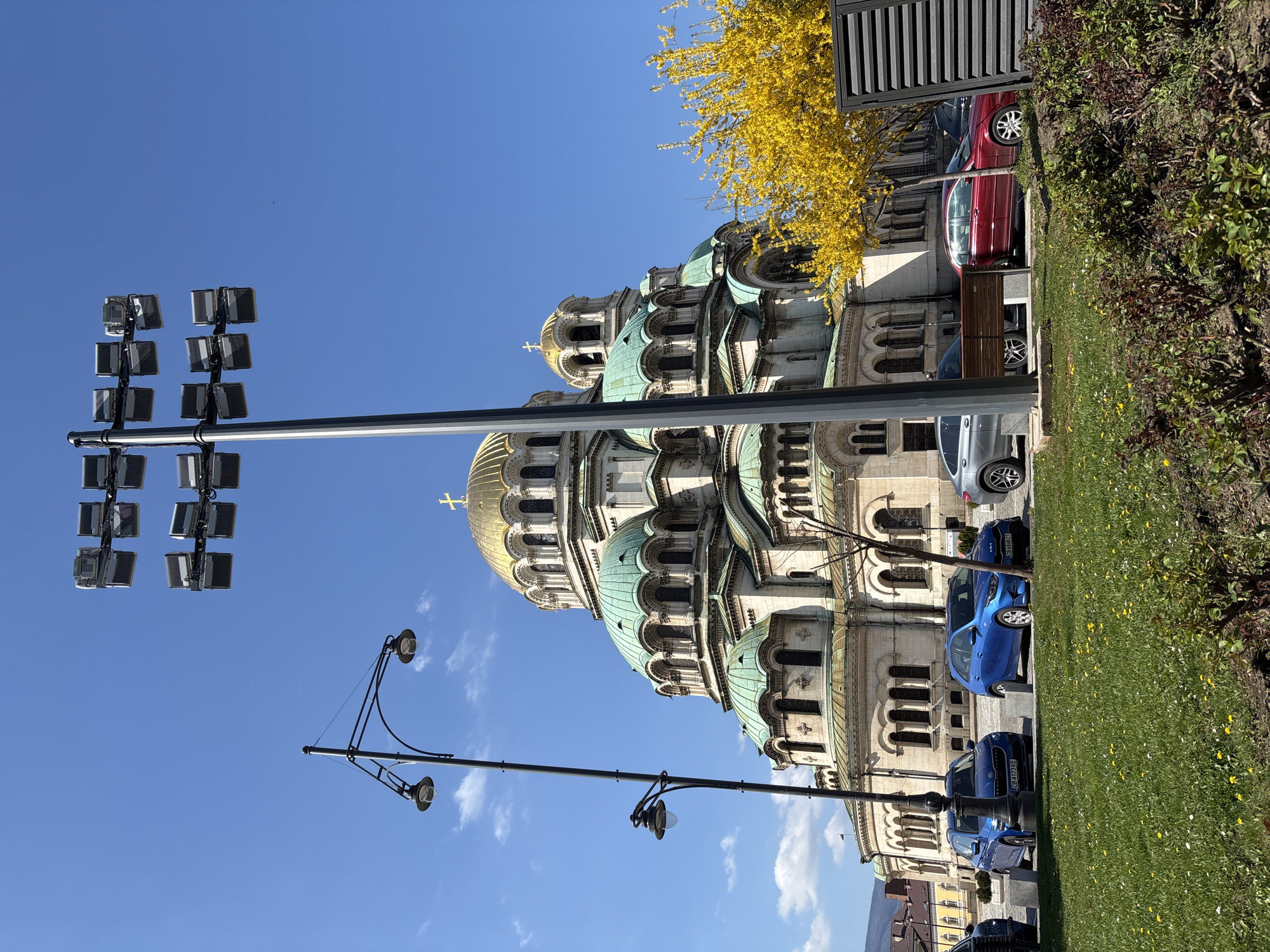 Alexander Nevsky Cathedral photographed on sunny morning in Sofia