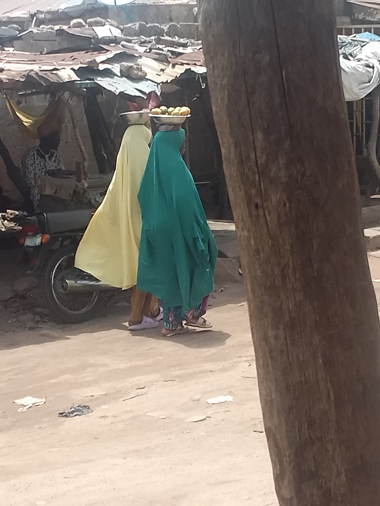 Daily life scenes documented across Pantame, Nigeria streets