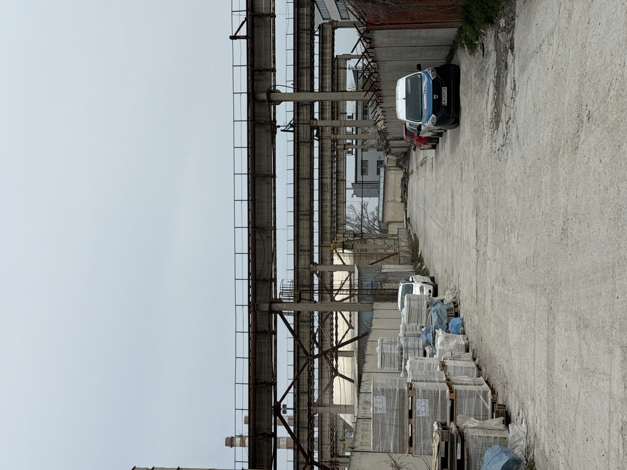 Industrial site with decaying buildings observed in Busmantsi, Bulgaria