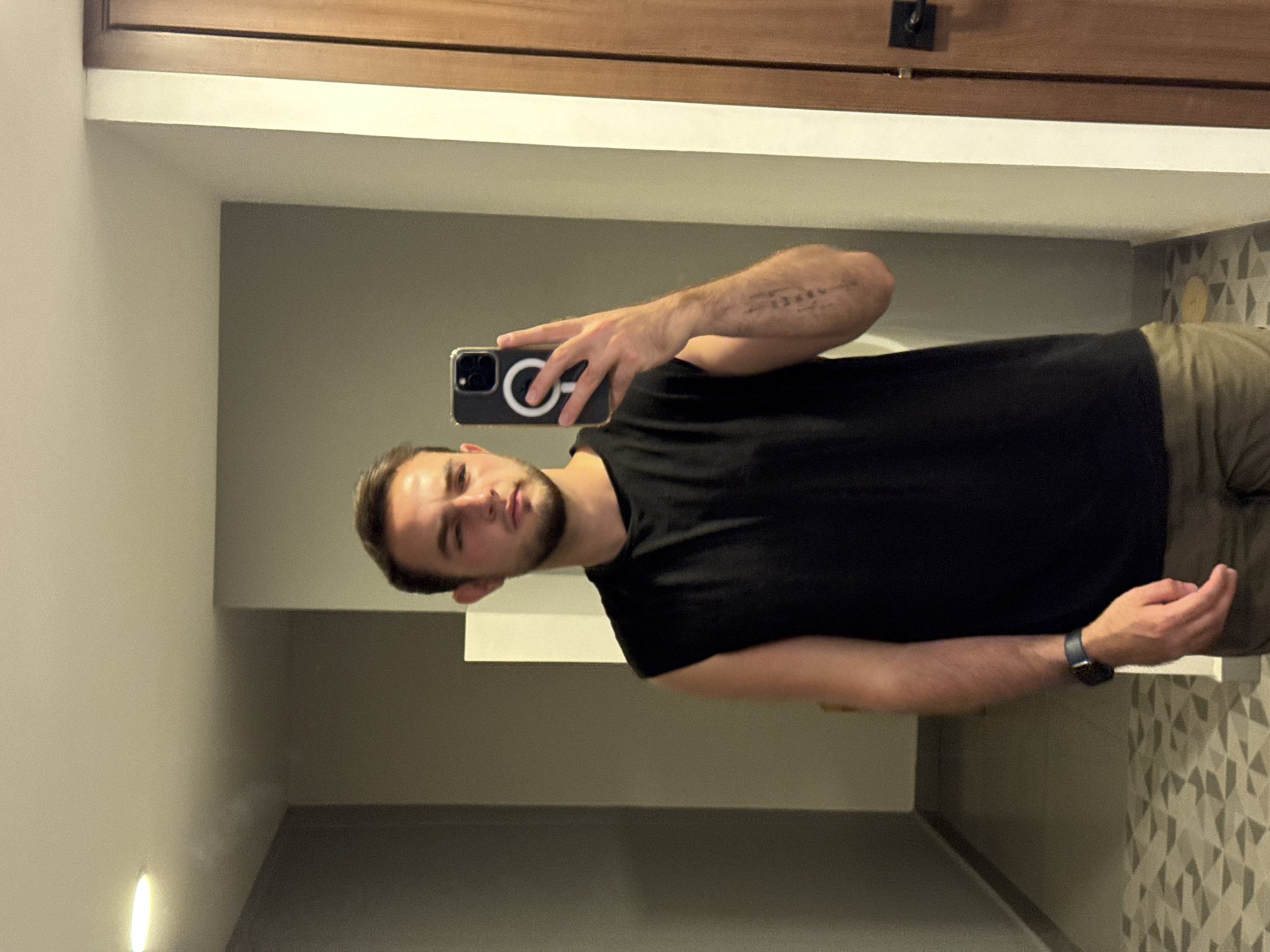 Selfie and stickers documented in Mexican town bathroom
