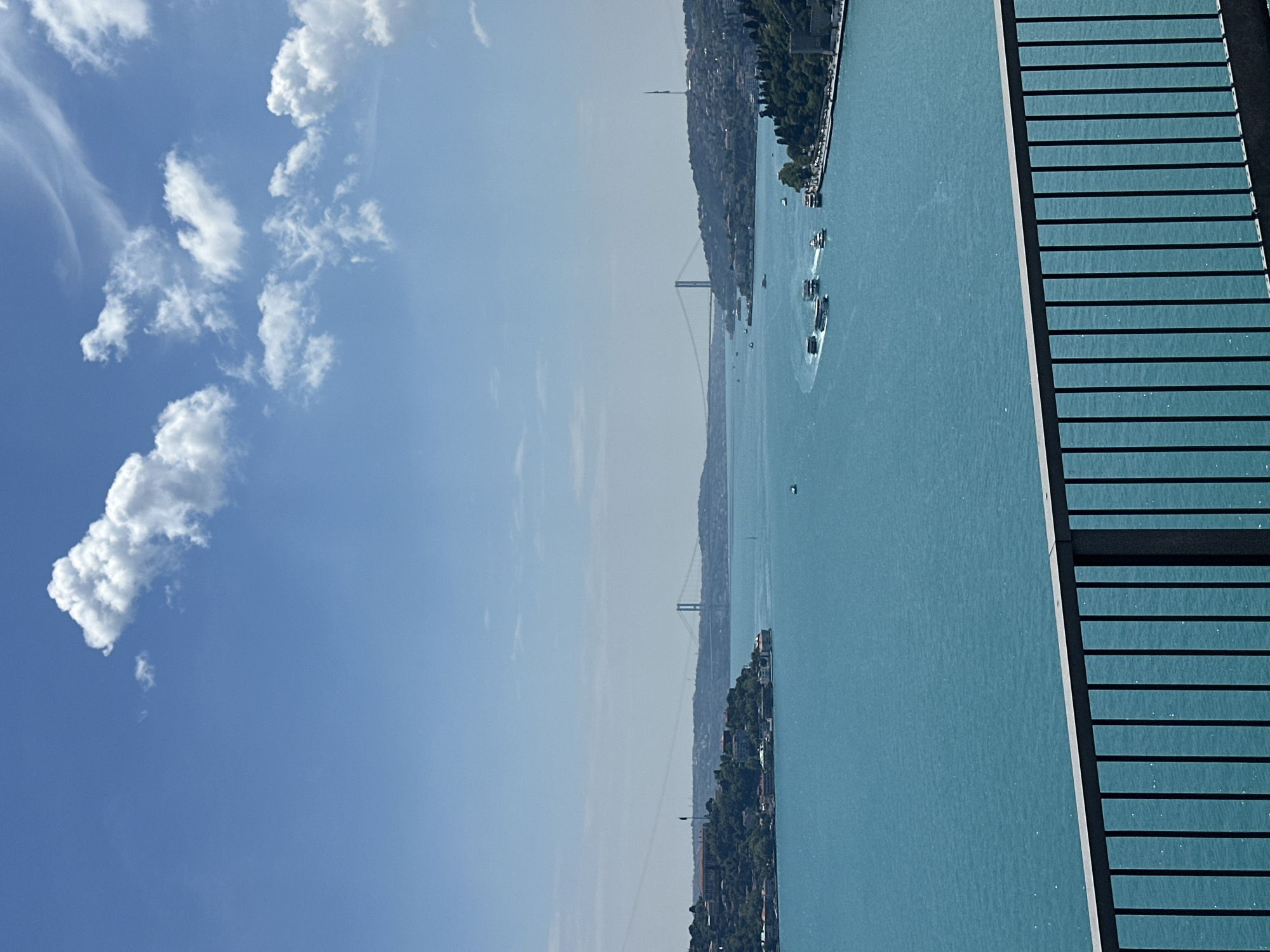 Clear day captures of Bosphorus Strait from Istanbul districts