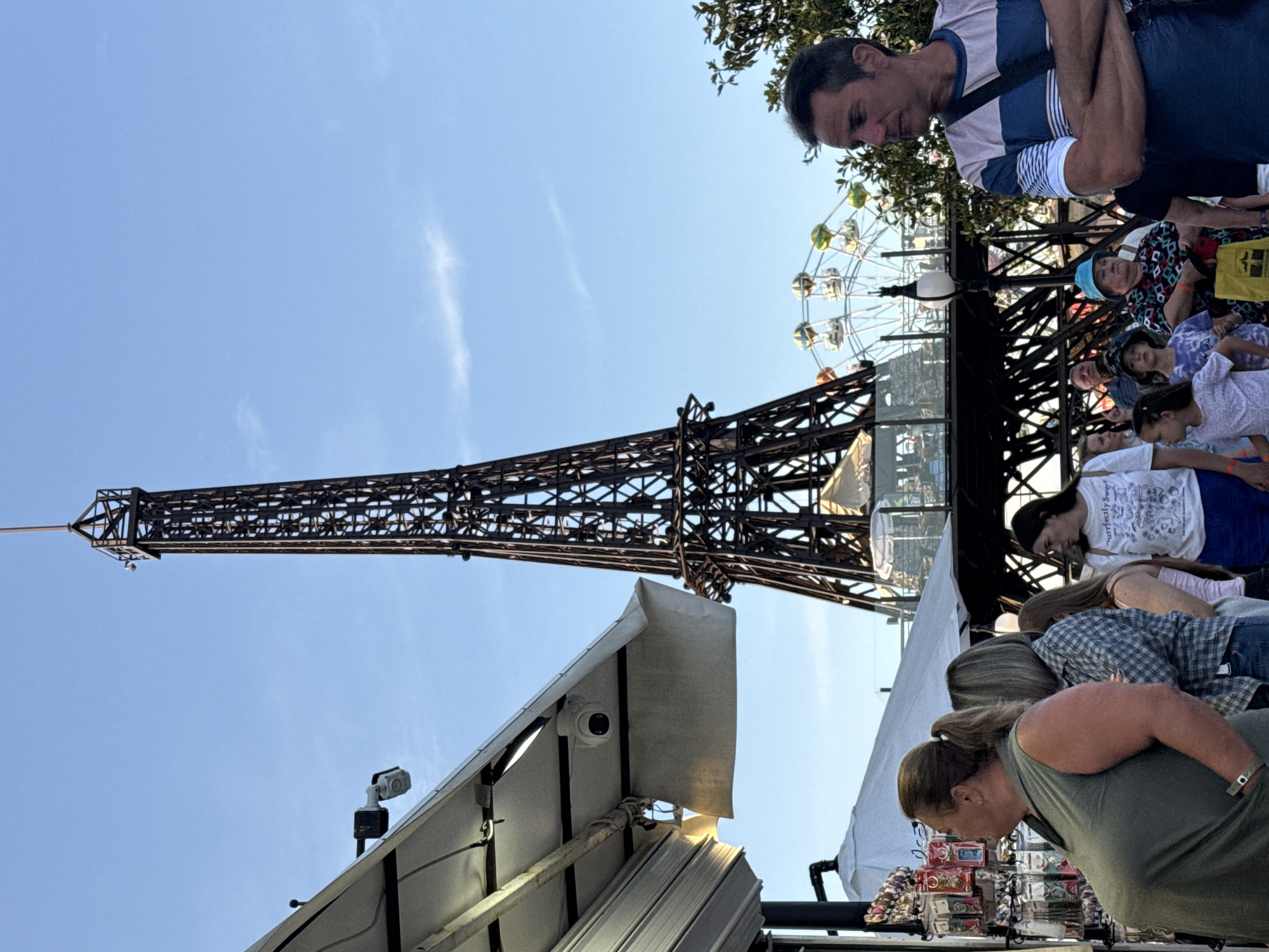 Eiffel Tower replica photographed at Varna Sea Garden