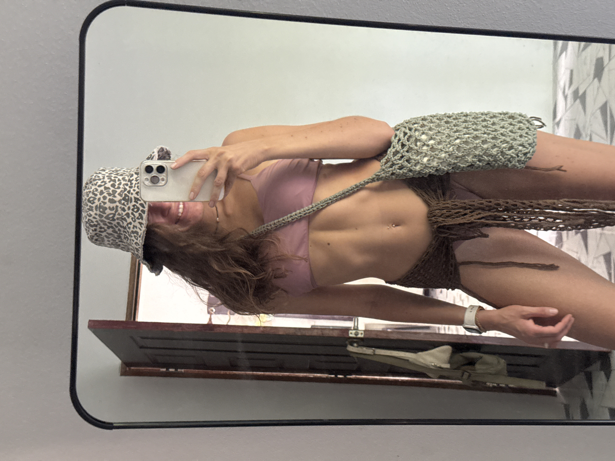 Mirror selfie captured in indoor Thailand location