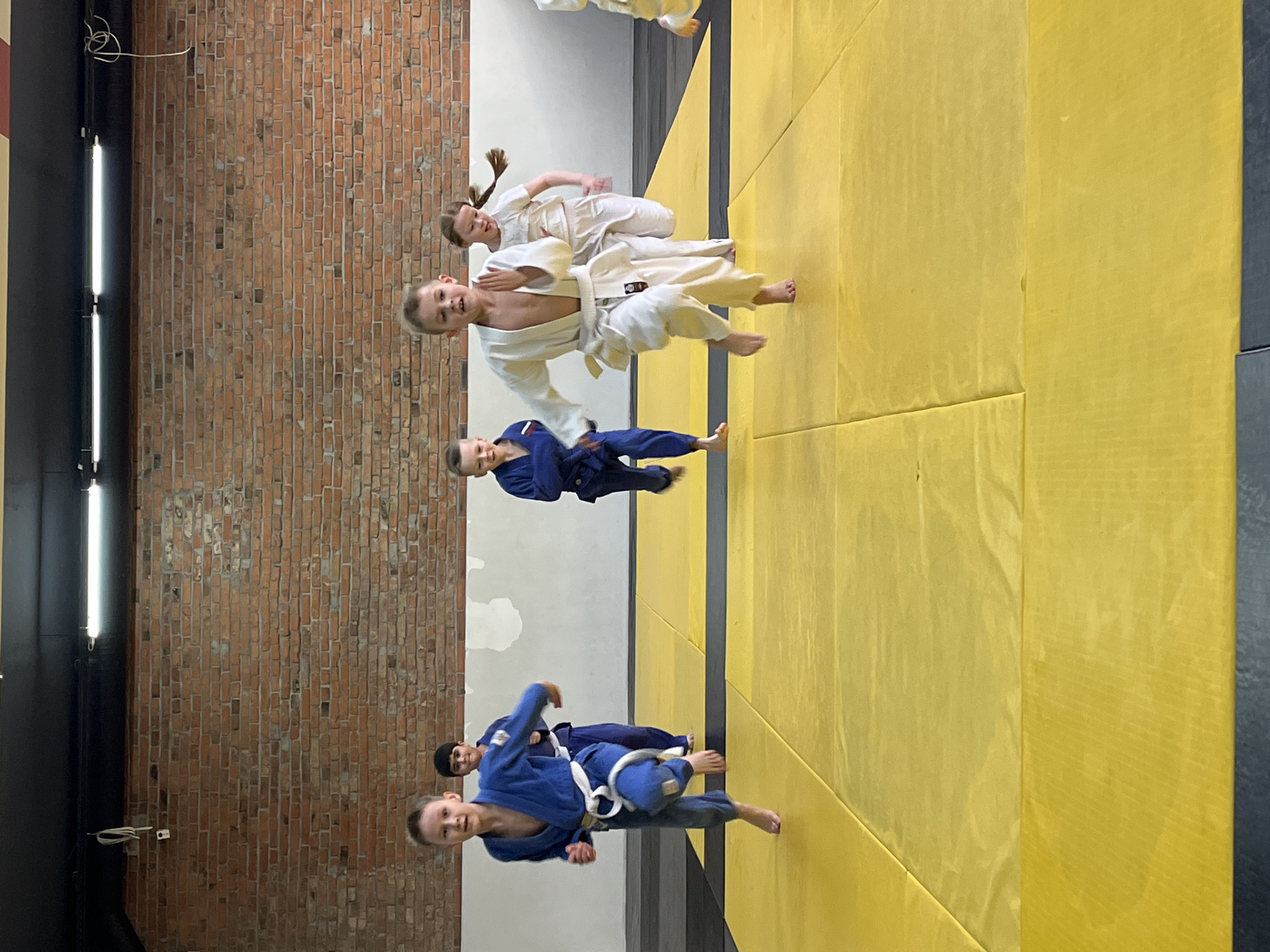 Children's martial arts training session observed in Krasnoyarsk facility