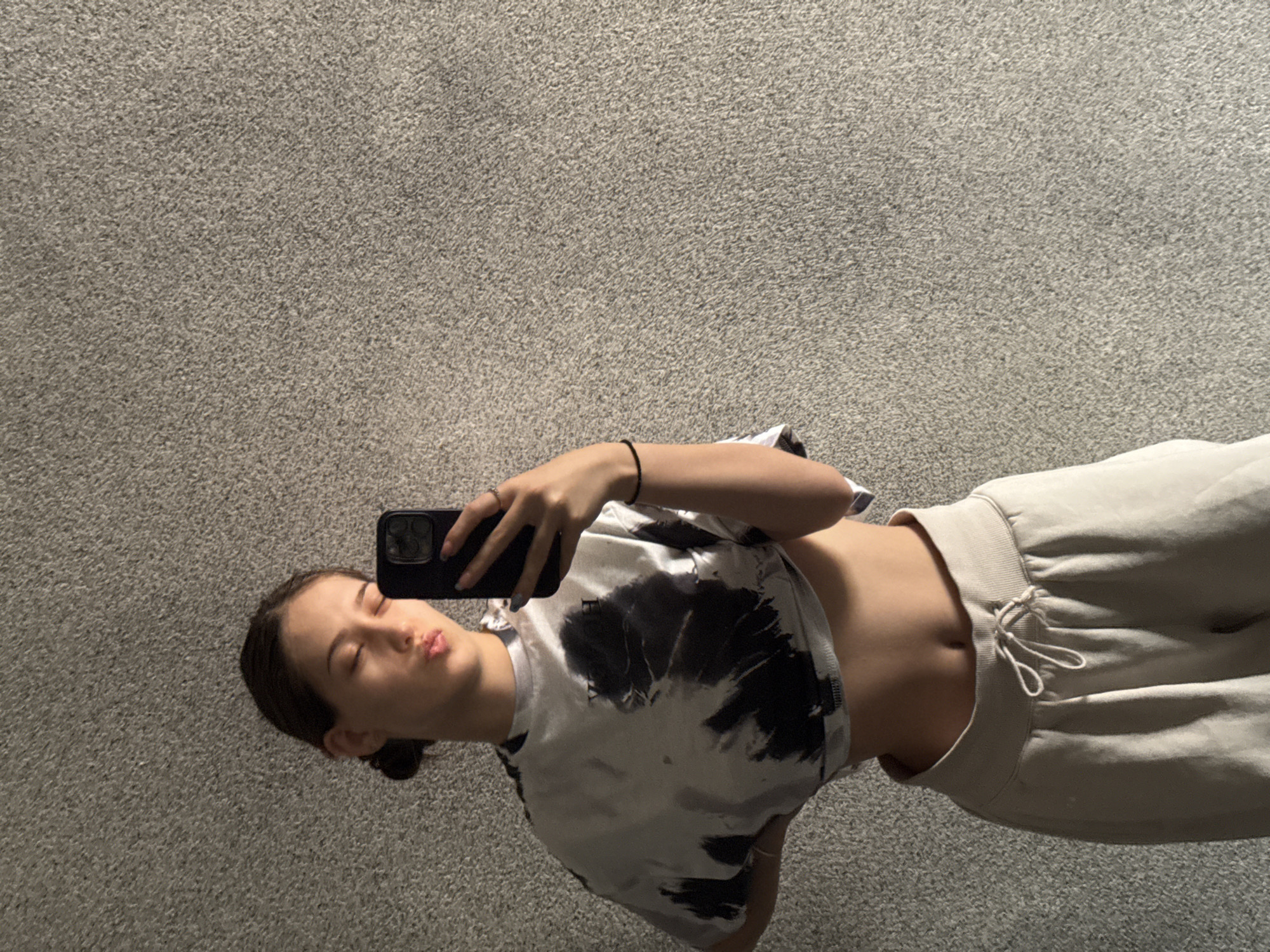 Person takes mirror selfies at Sofia residence