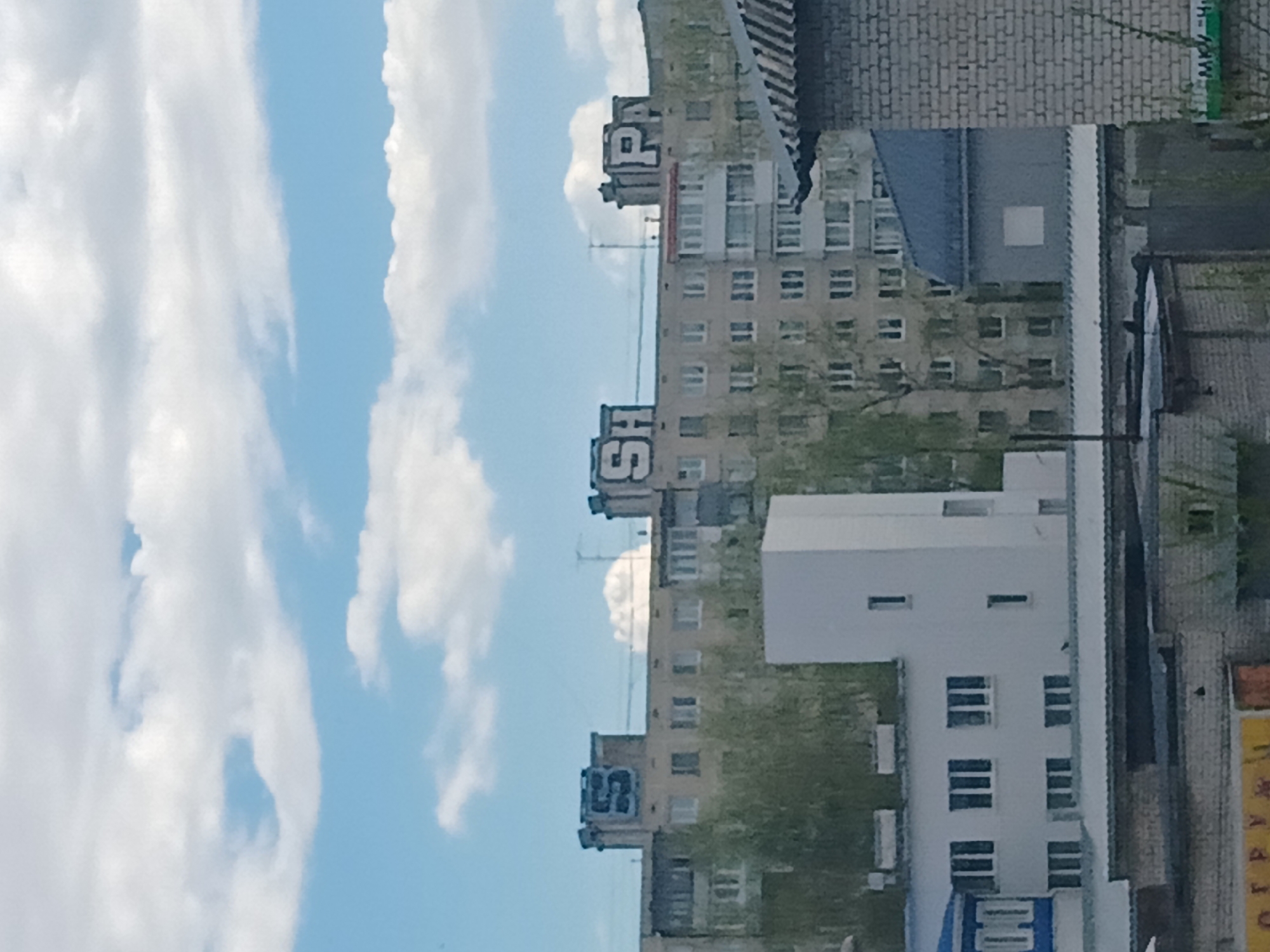 Soviet-era USSR lettering spotted on Arkhangelsk building