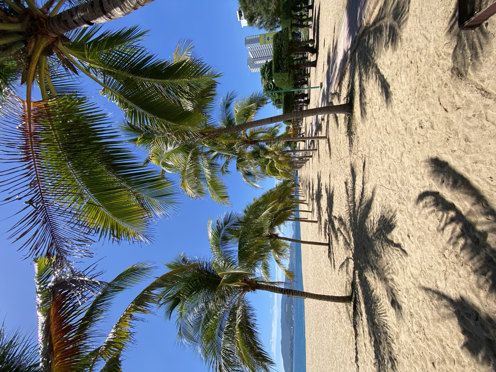 Sunny morning on Nha Trang's beachfront, volleyball and all