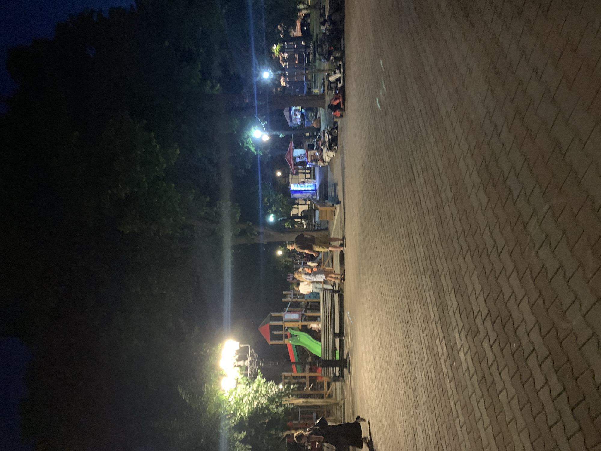 Summer evening street scenes across central Odesa