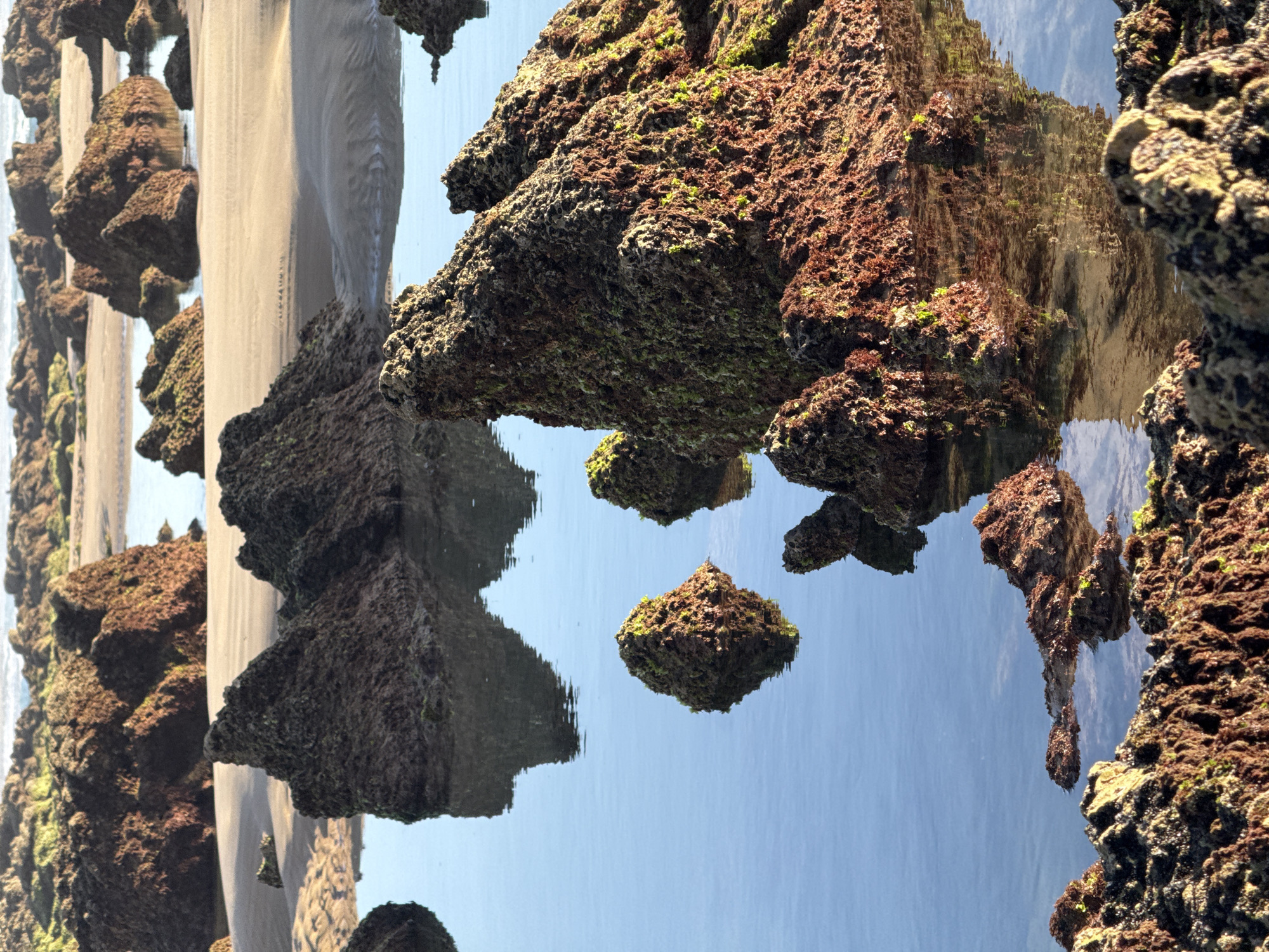 Evening coastal scenes documented along Biarritz shoreline