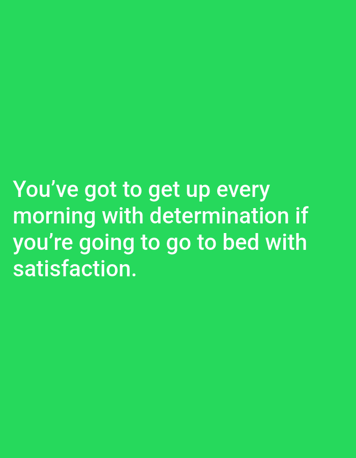 Bold-color quote graphics covering perseverance, belief, and action