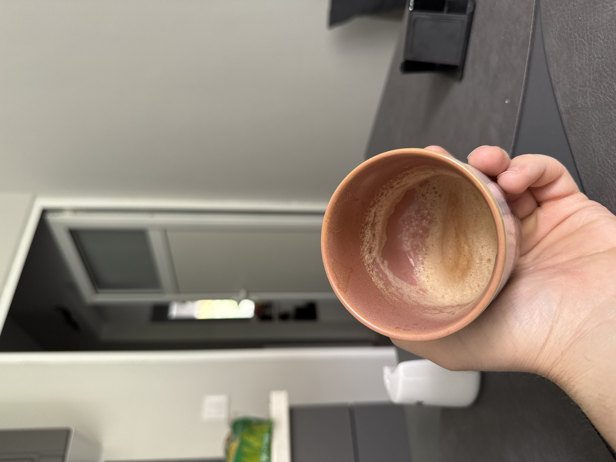 Morning coffee routine captured in Stara Zagora kitchen