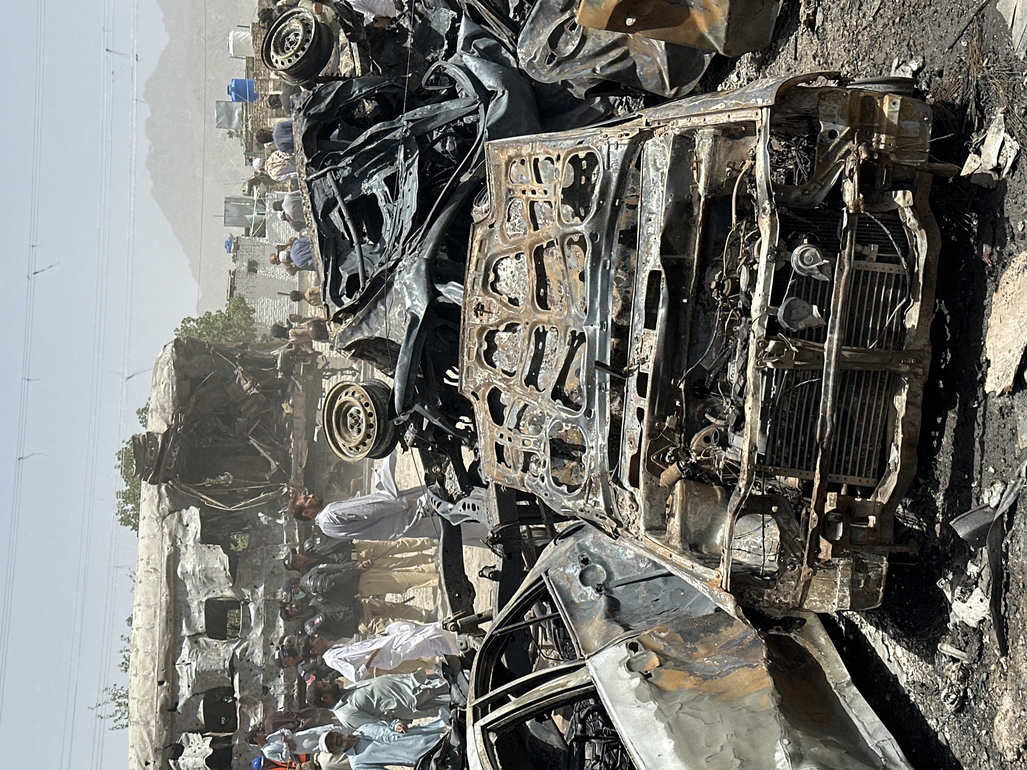 Multiple vehicles damaged in Quetta City incident