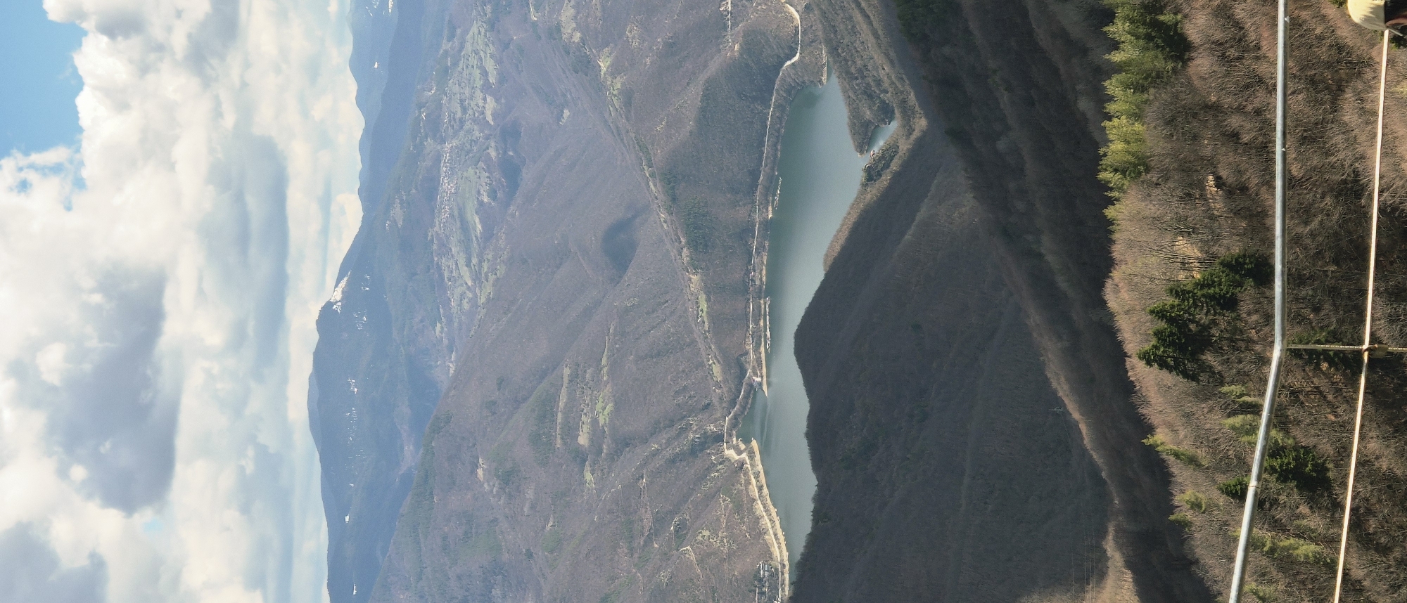 Aerial views capture Ravnogor Bulgaria's mountainous landscape from cable car