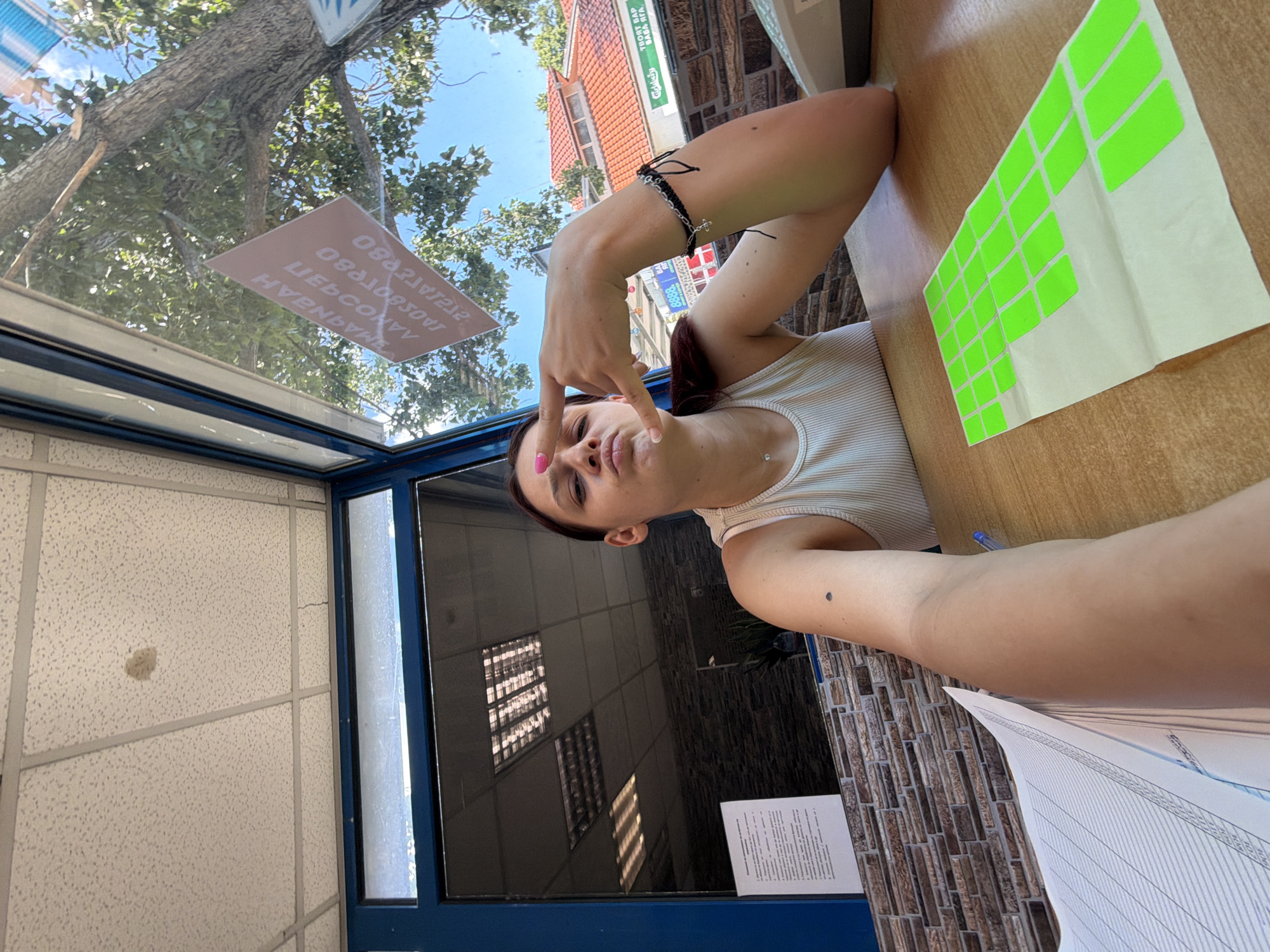 Selfies and street-level snapshots from central Sofia