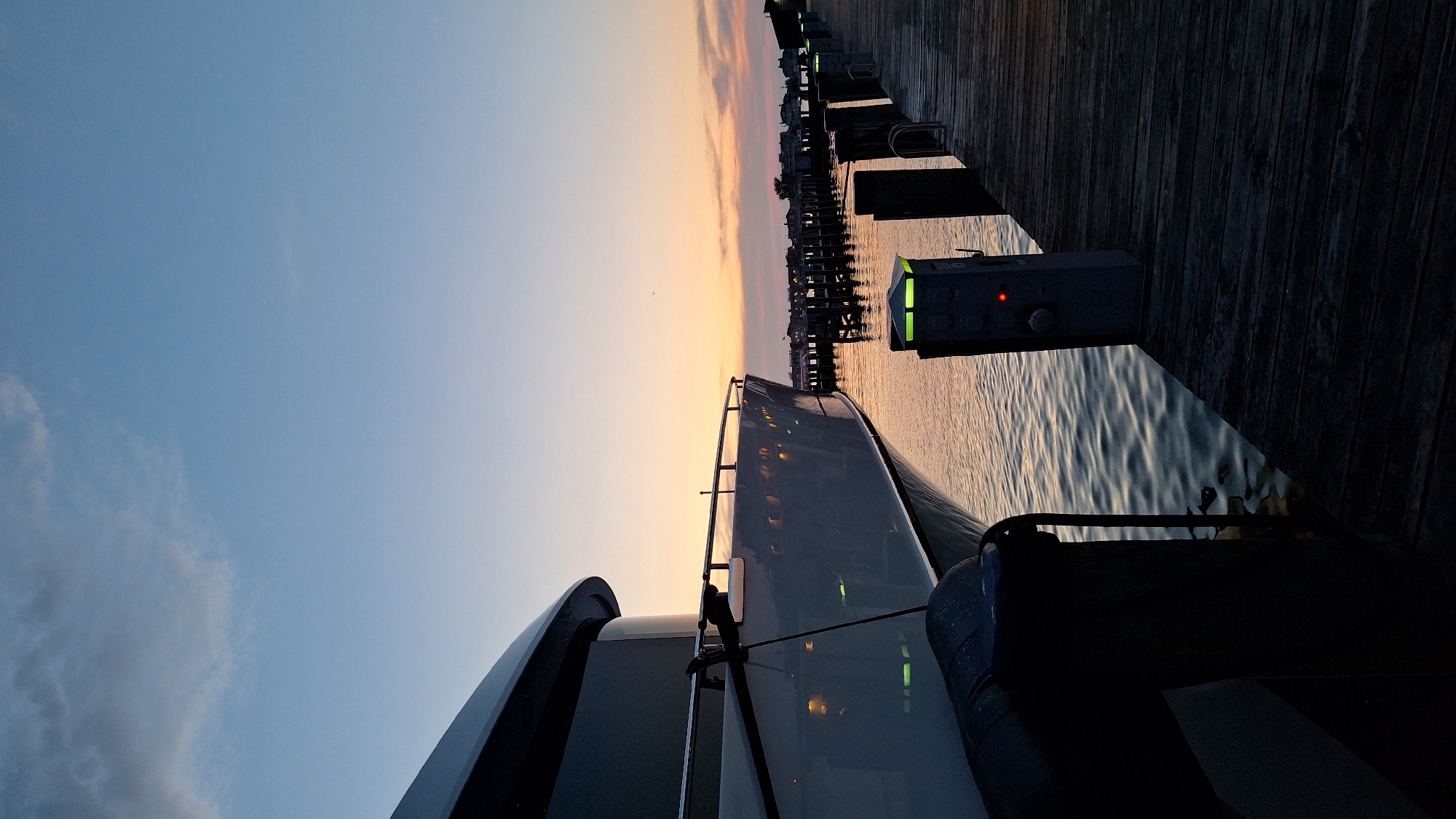Pre-dawn harbor scenes captured across Nantucket marina district