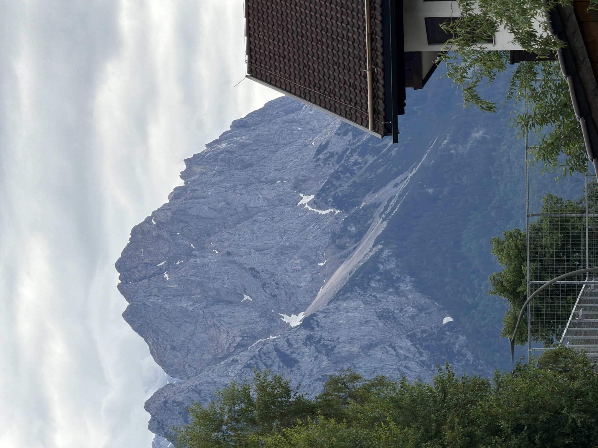 Alpine landscape documented from elevated viewpoint in Garmisch-Partenkirchen