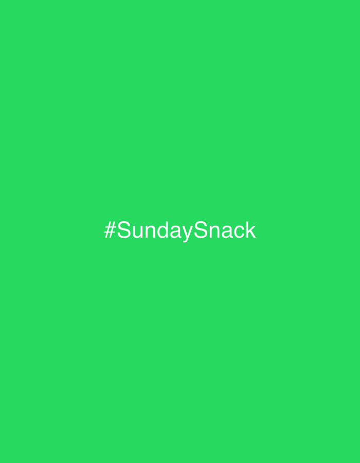 Sunday snack hashtag displayed in Gyumri