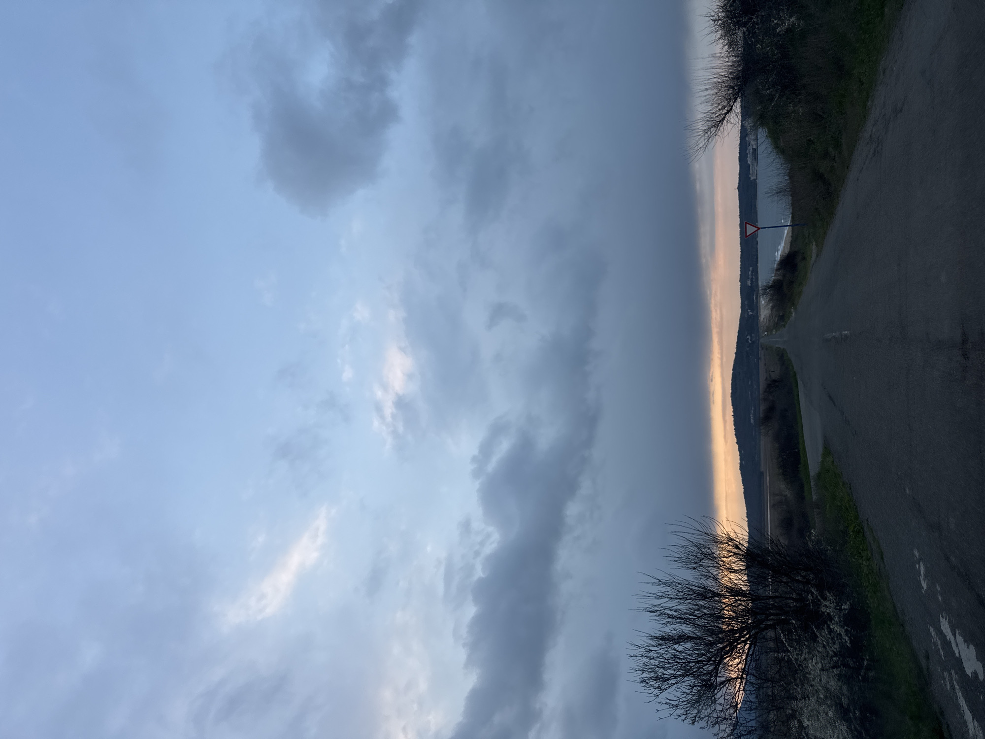 Driver documents coastal road journey in Dyuni, Bulgaria