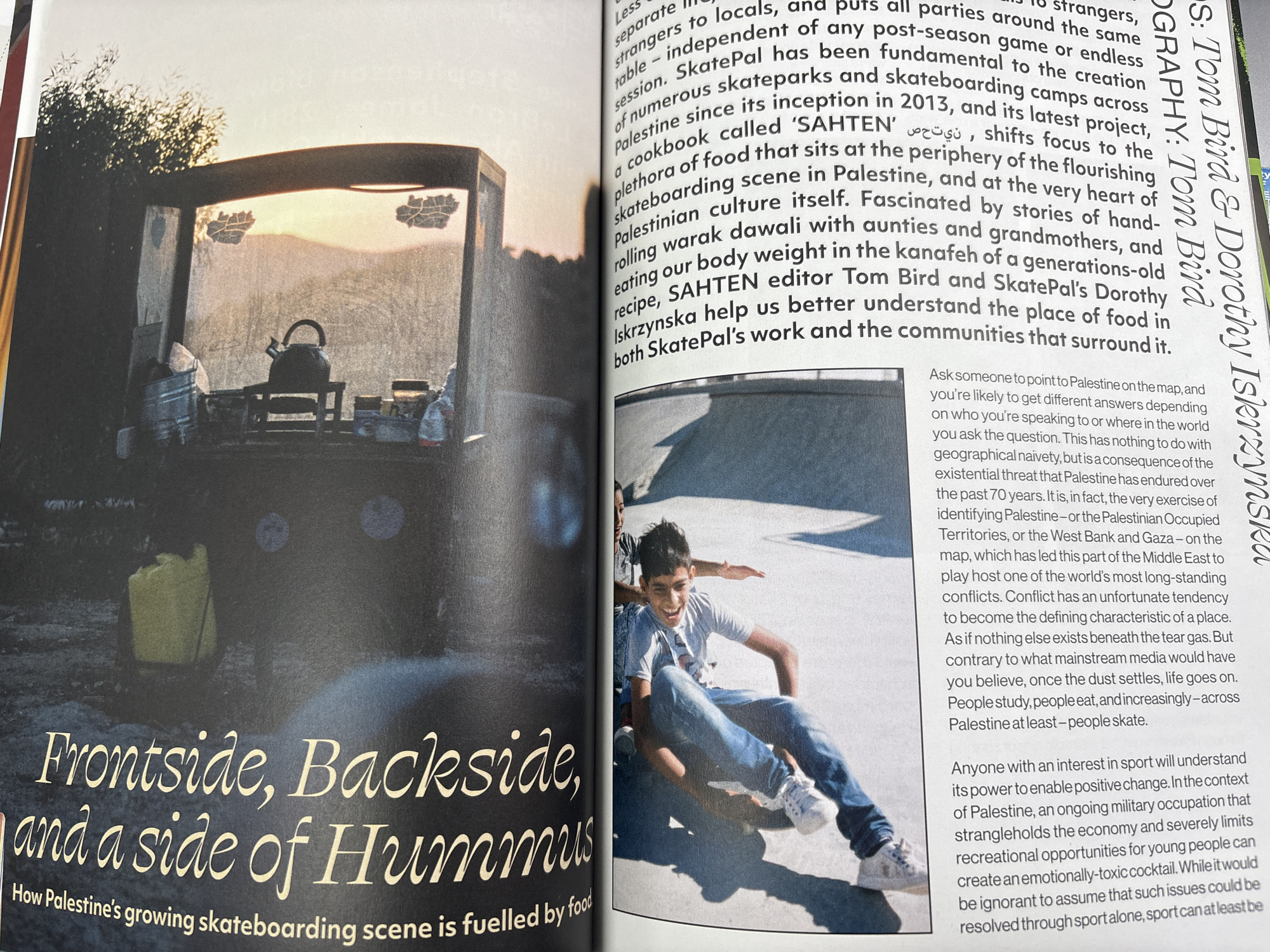 Manchester resident captures magazine spread and desk items