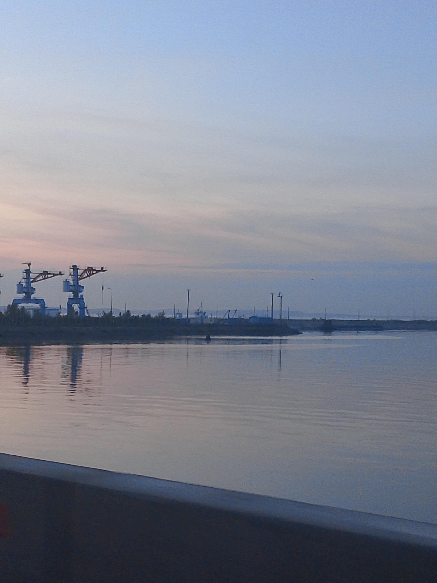 Golden hour moments captured along Chaikovsky railway and waterfront