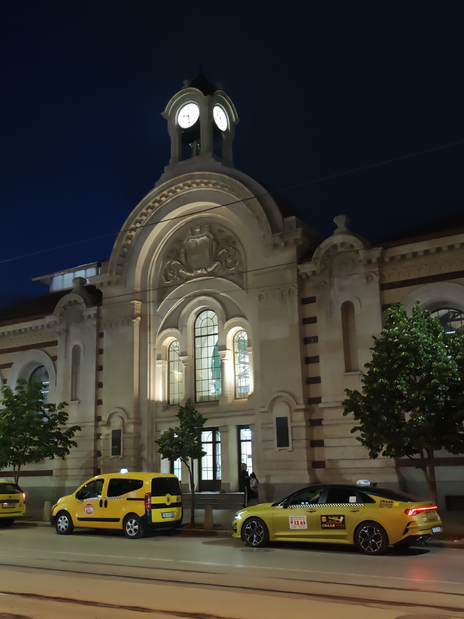 Evening documentation of Sofia landmarks and street art