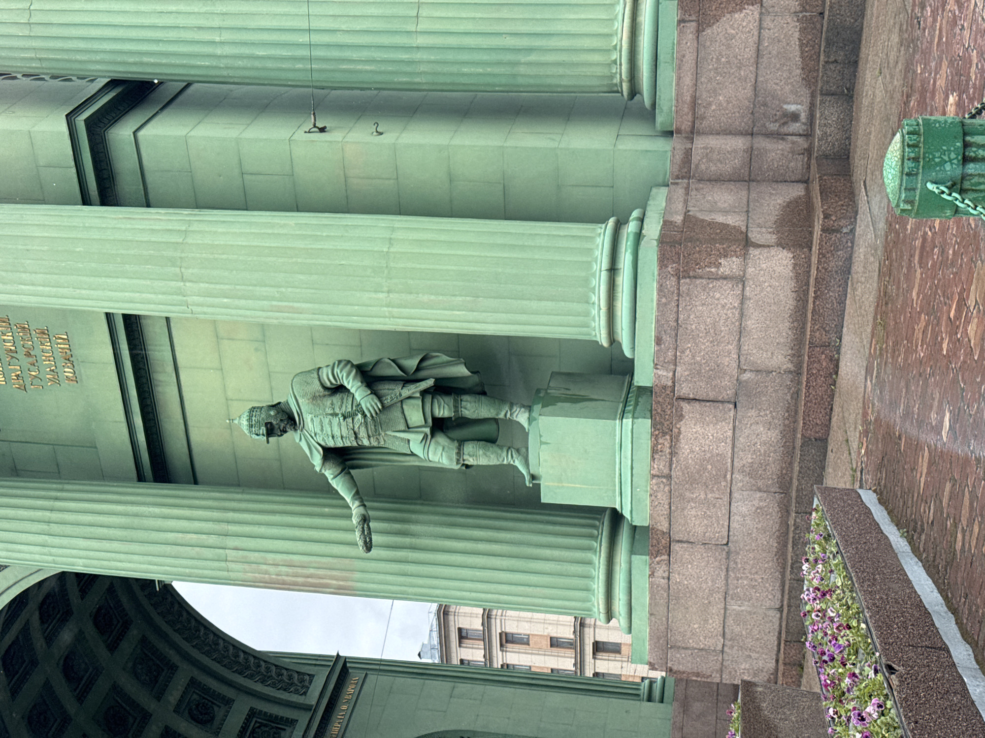 Morning documentation of Saint Petersburg monuments and streetscapes