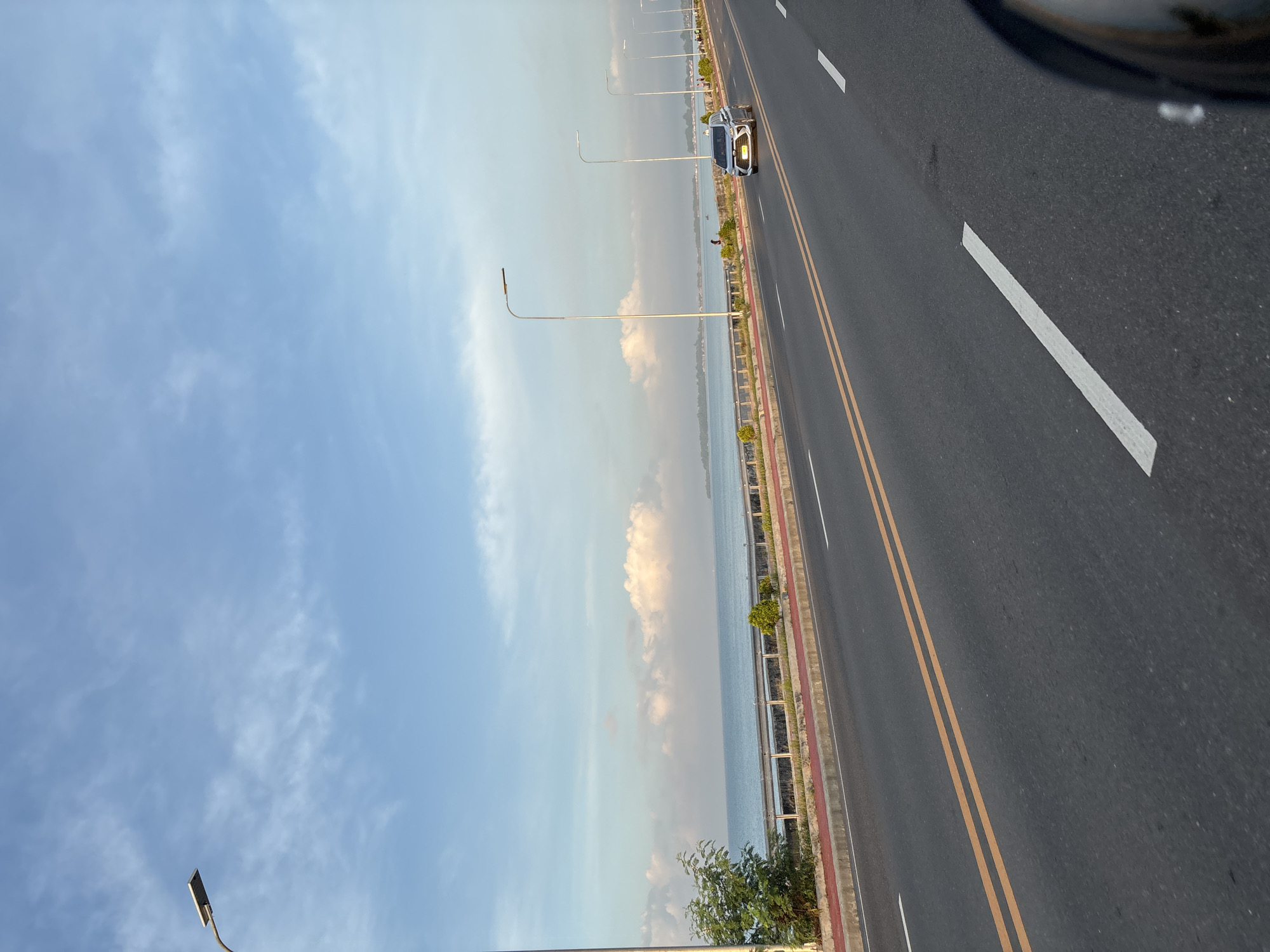 Evening motorcycle rides captured along Davao City coastal roads