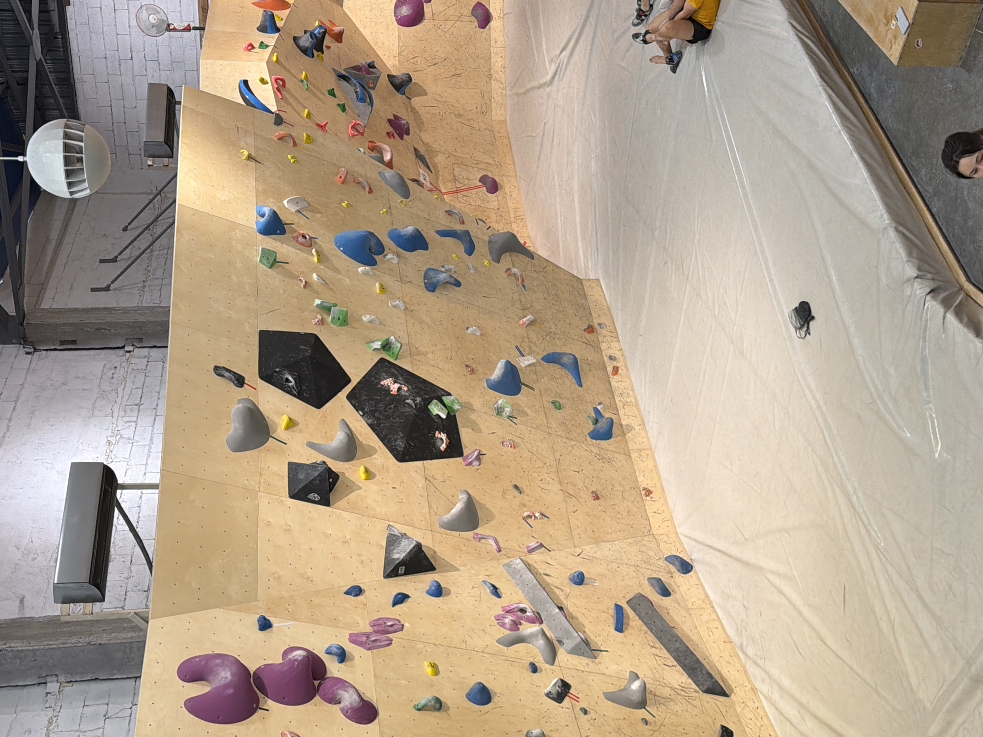 Indoor climbing session documented in Yerevan facility