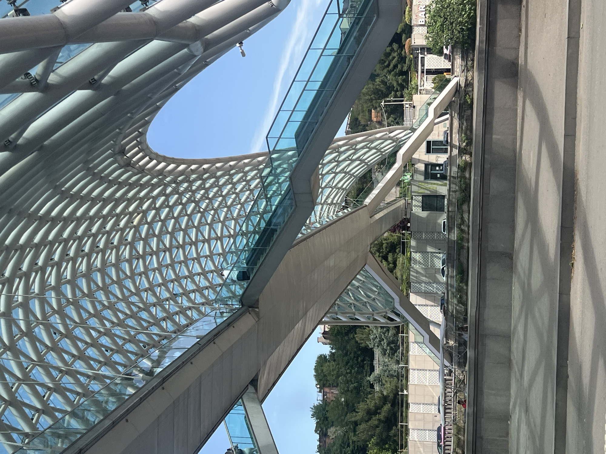 Morning scenes documented across central Tbilisi landmarks and streets