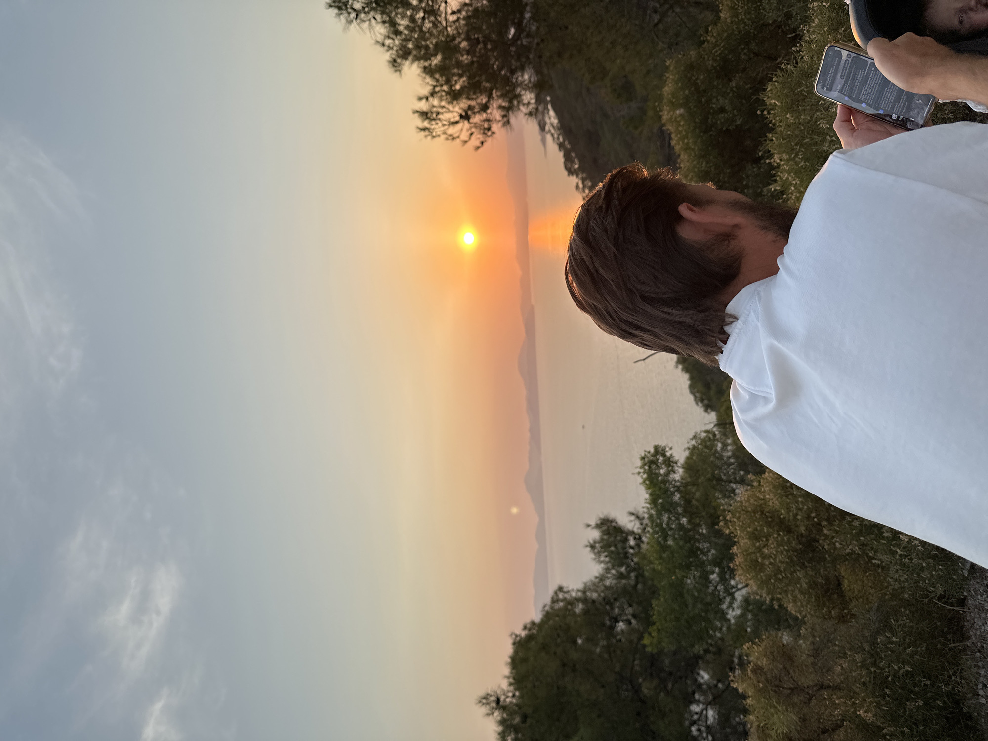 Sunset drive documented along Fethiye coast in Turkey